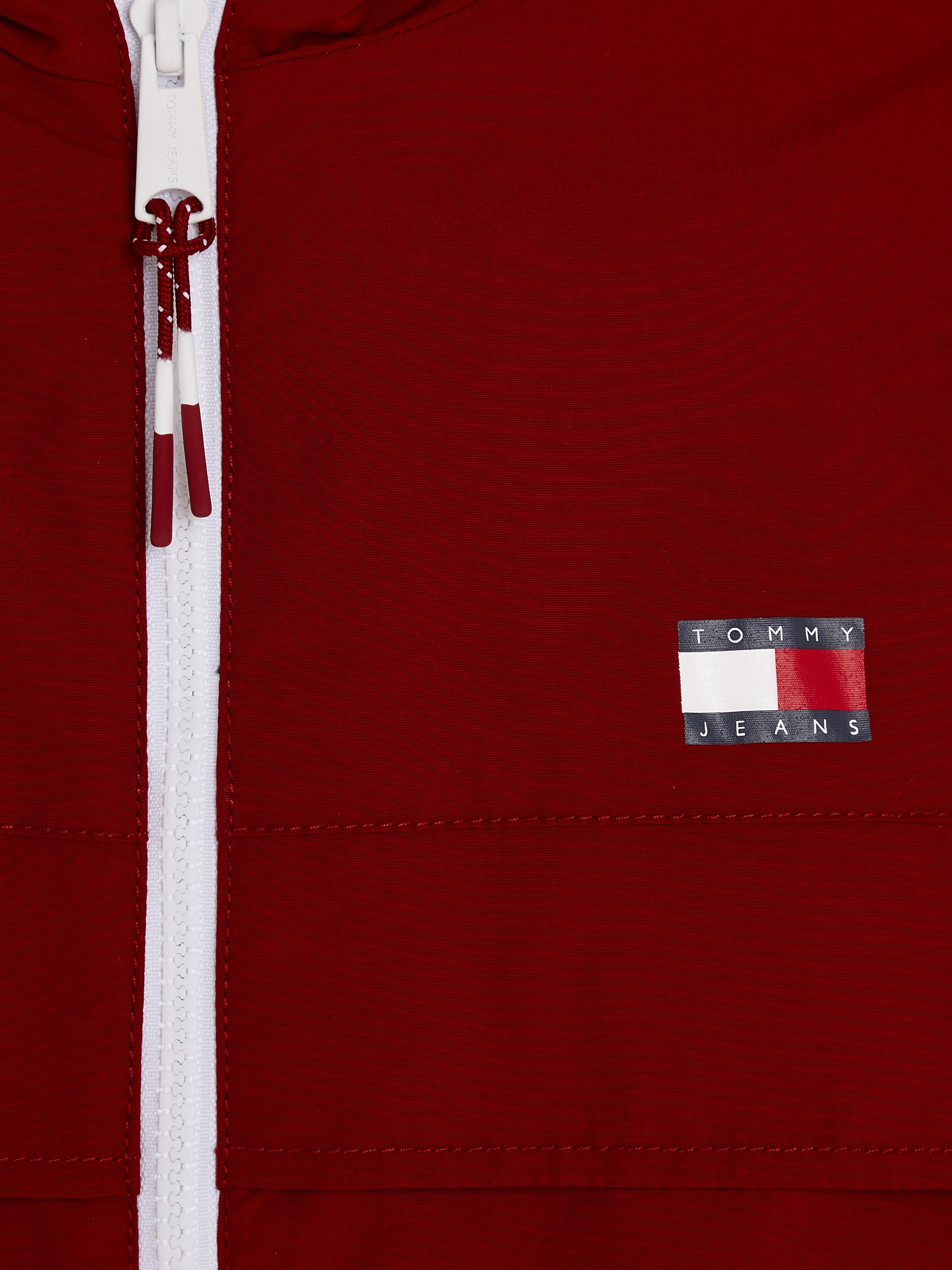 Tommy Jeans Windbreaker TJM CHICAGO mit Magma EXT Kapuze WINDBREAKER Red