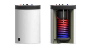 GLo24 Standspeicher Unterbauwasserspeicher Warmwasserspeicher 1 Wärmetauscher 120/160 L, Energieeffizienzklasse A (Spektrum A+ bis F)