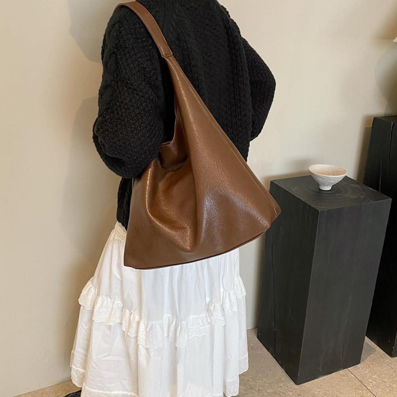 LuxusKollektion Handtasche Große Damen Handtasche Weiches Leder Tote Bag Sc günstig online kaufen