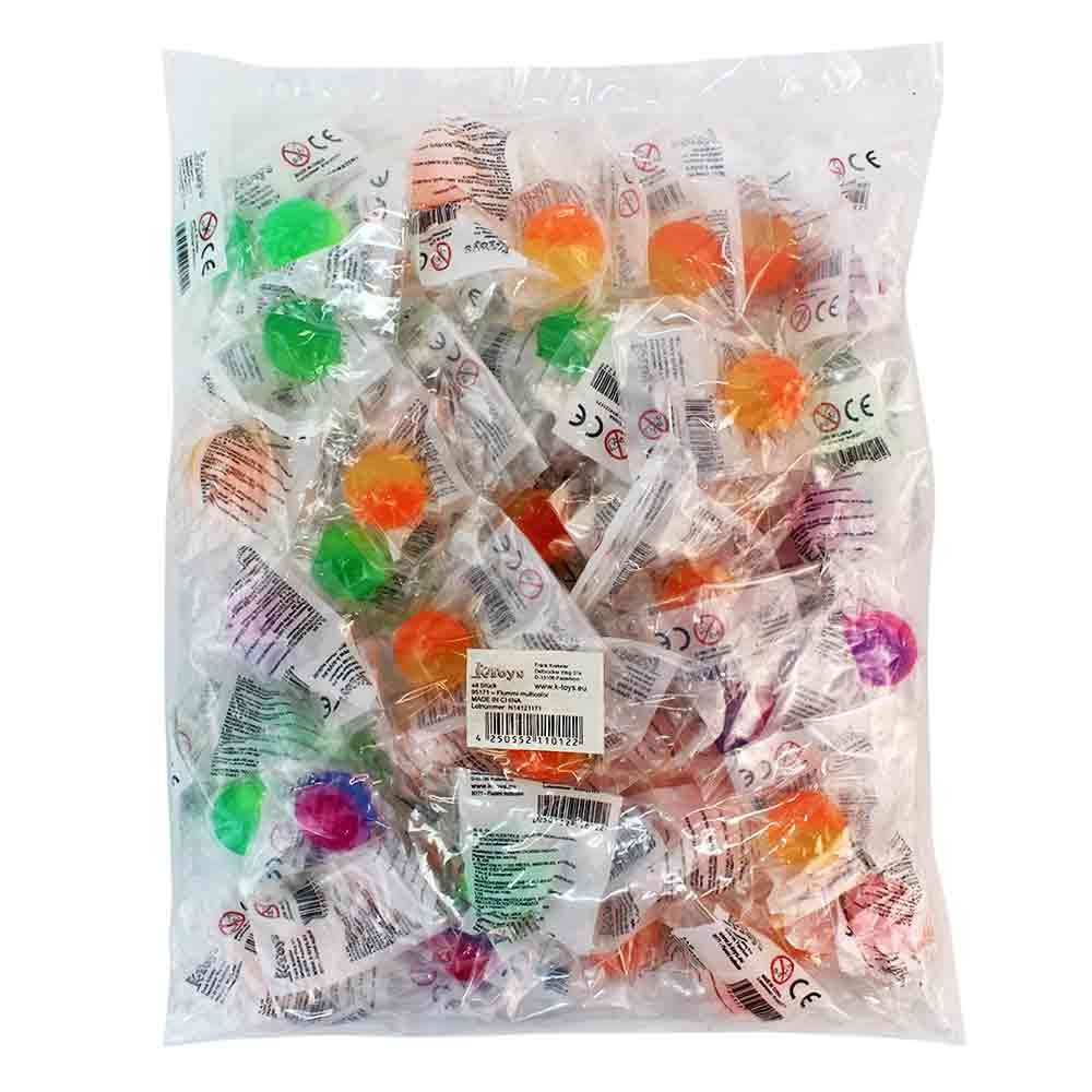 Rasehorn Flummi 48 Stück Bunter Flummi Mix - ca. 2,3 cm (48-St)
