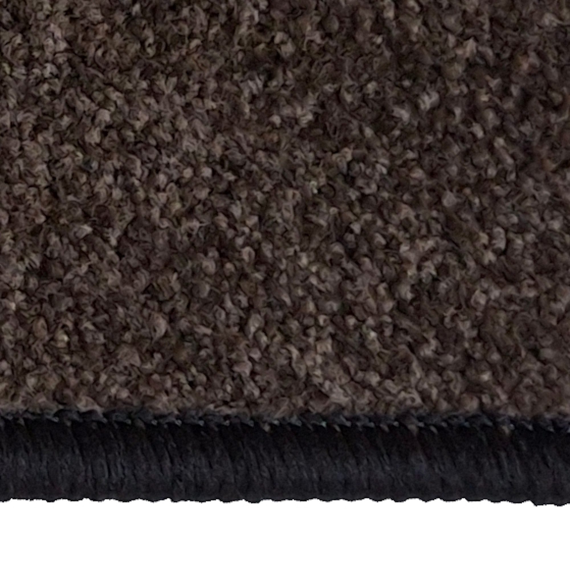 Mertex Fußmatte geometrische Schmutzfangmatte mit Kettelkante, halbrund