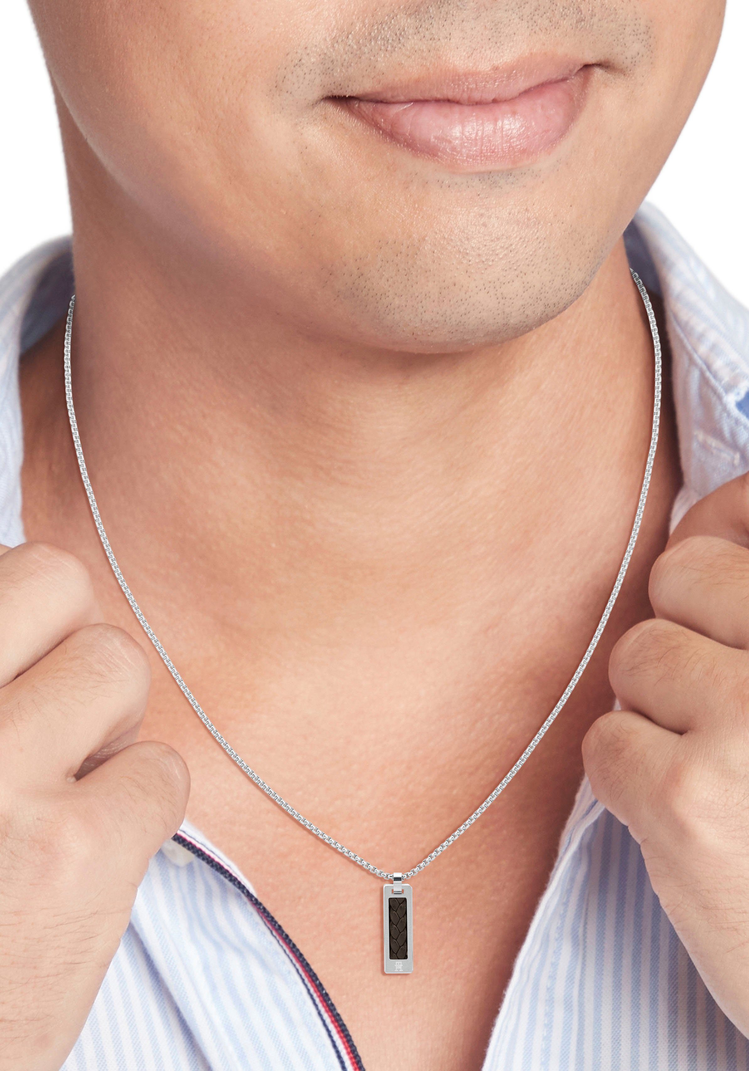 Tommy Hilfiger Kette mit Anhänger Schmu...