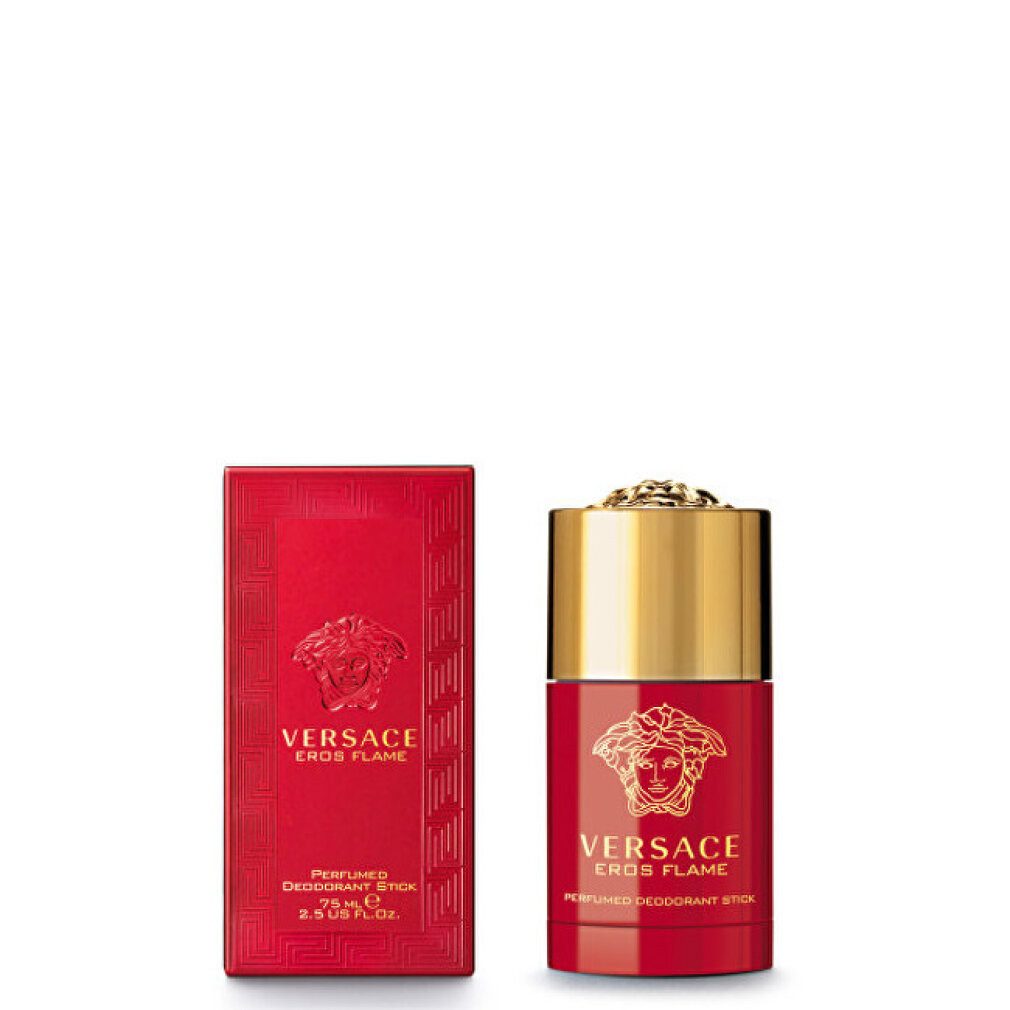 Versace Deo-Roller Eros Flame Deodorant Stick 75ml für Männer
