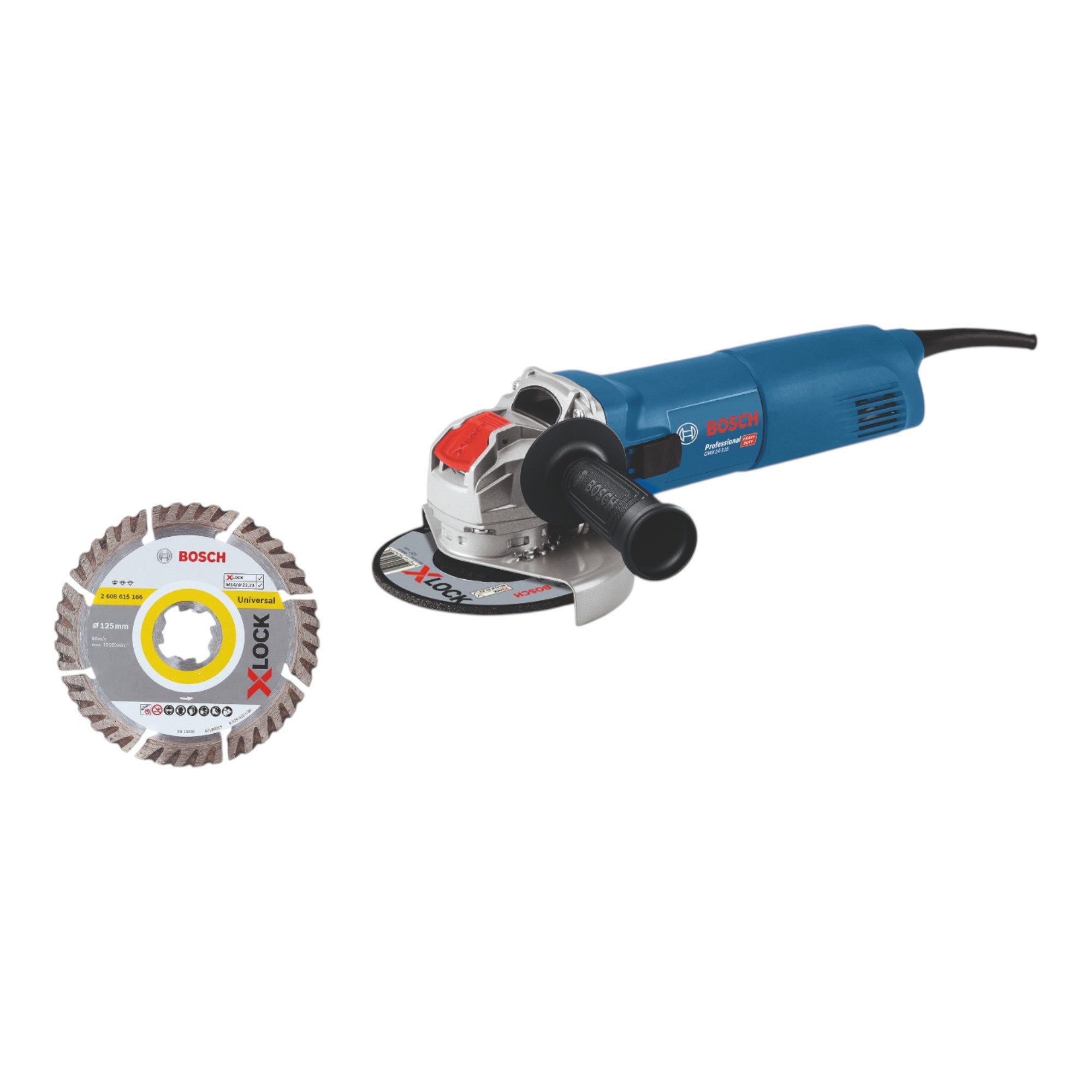 Bosch Professional Winkelschleifer GWX 14-125 Professional Winkelschleifer 1400 W 125 mm X-Lock