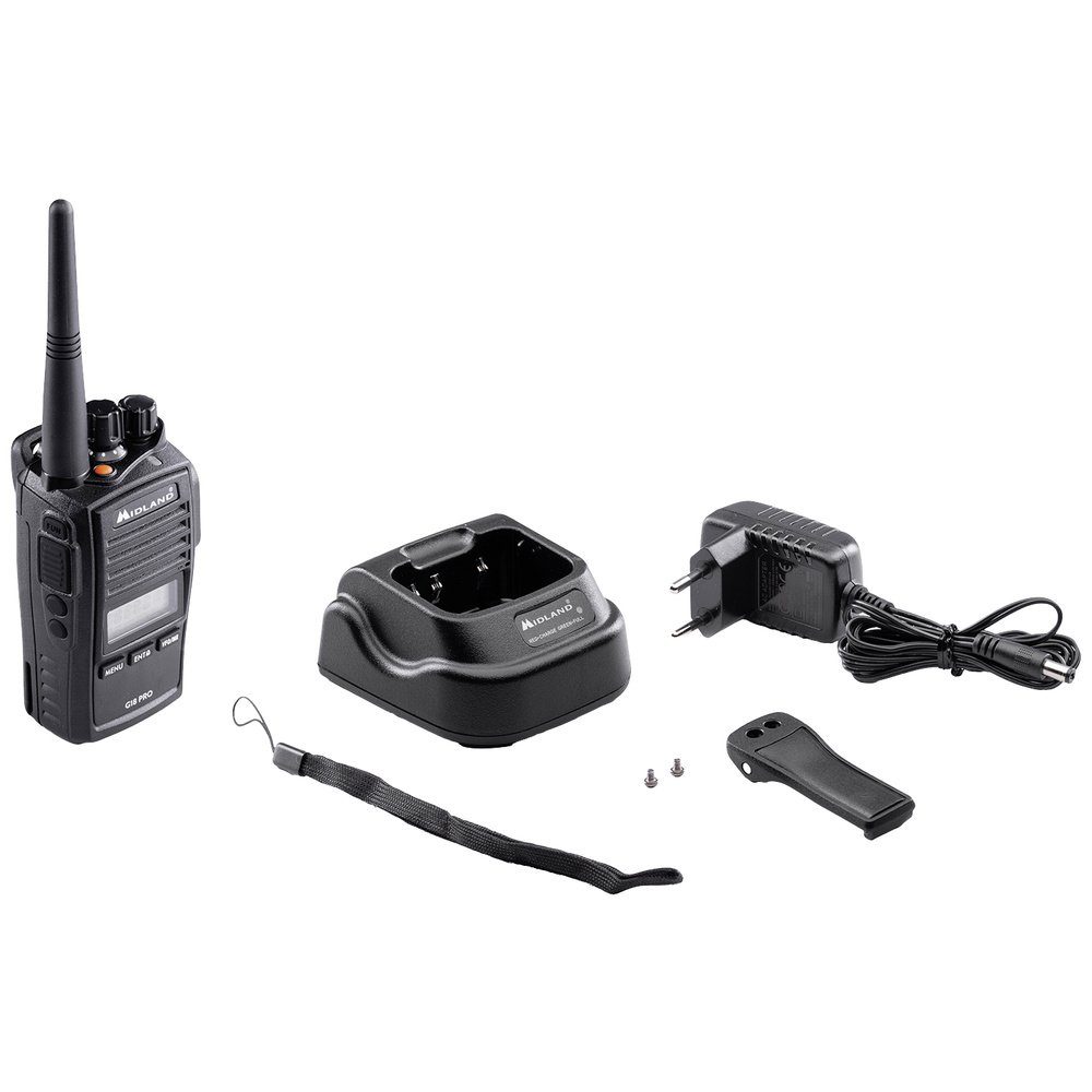 Midland Walkie Talkie Midland G18 Pro PMR C1145.02 PMR-Funkgerät 1er Set