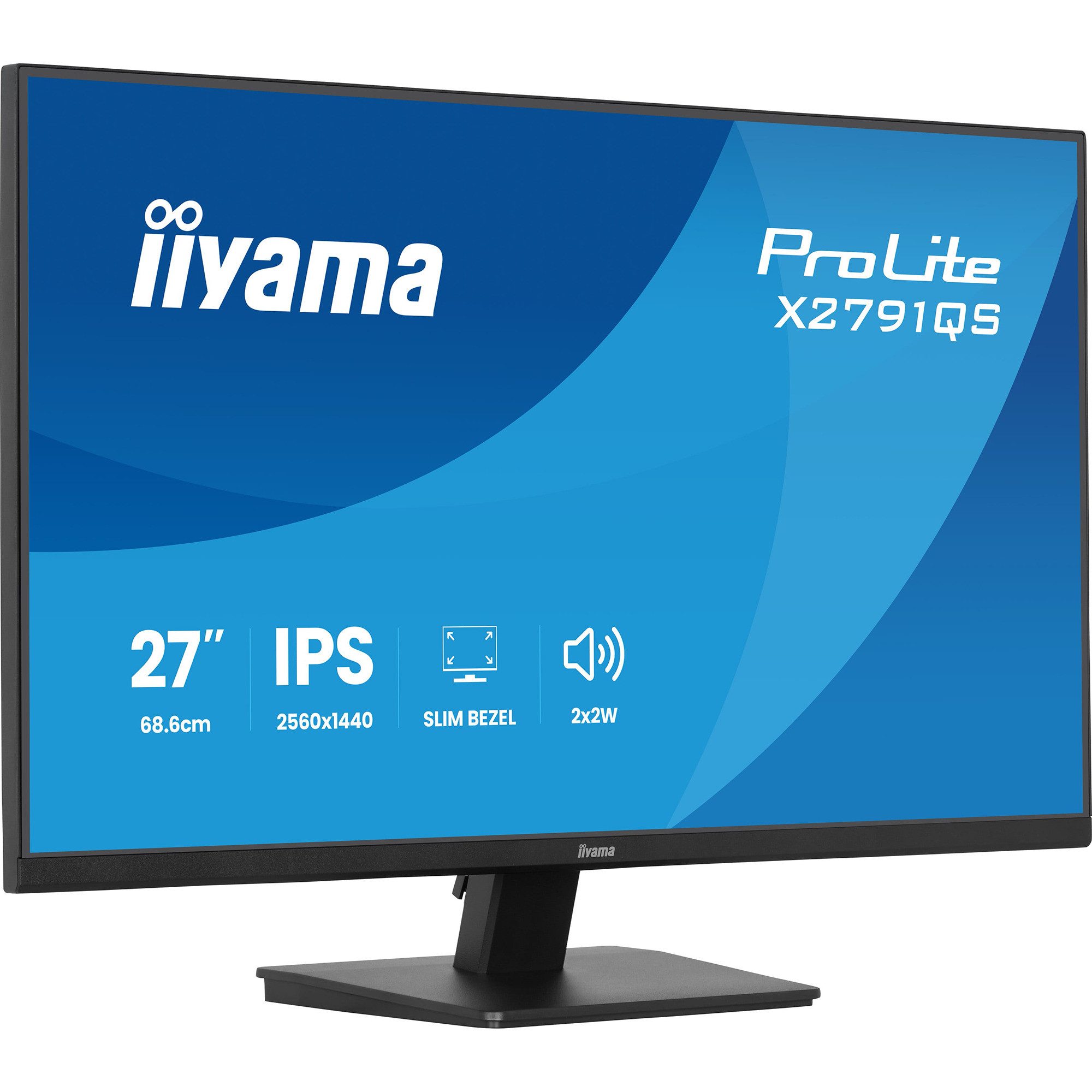 Iiyama iiyama ProLite X2791QS-B1, LED-Monitor, (QHD, IPS, TFT-Monitor (2560 x 1440 px)