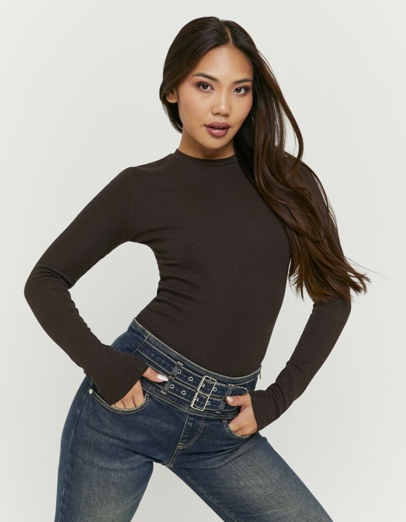 Tally Weijl Langarmbody SBOCOCOSYM Baumwollmischung, figurbetont