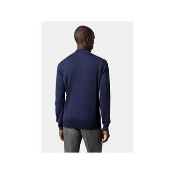 BALDESSARINI Rollkragenpullover dunkel-blau regular (1-tlg)