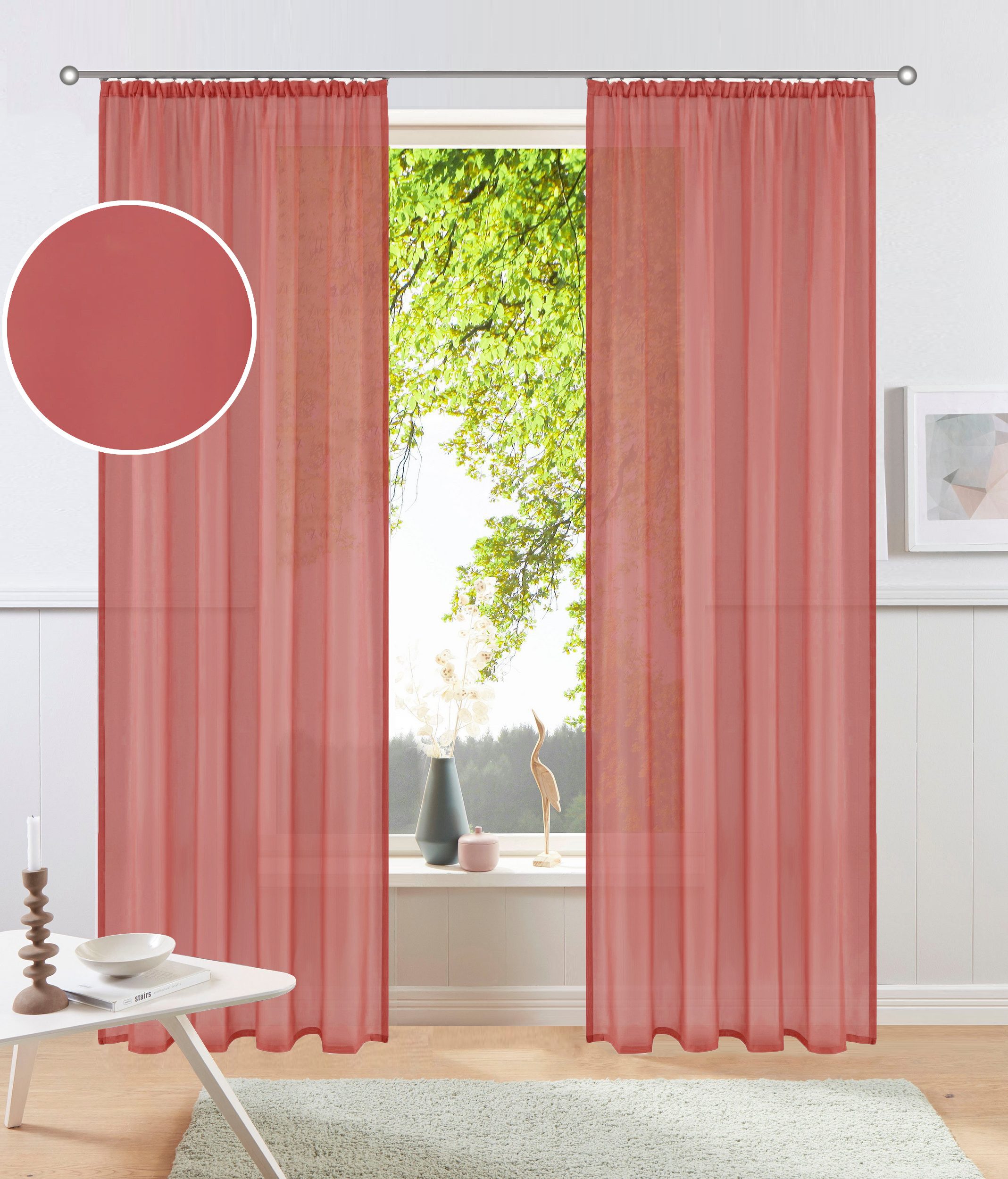 my home Gardine XANA mit Ösen, günstig online kaufen