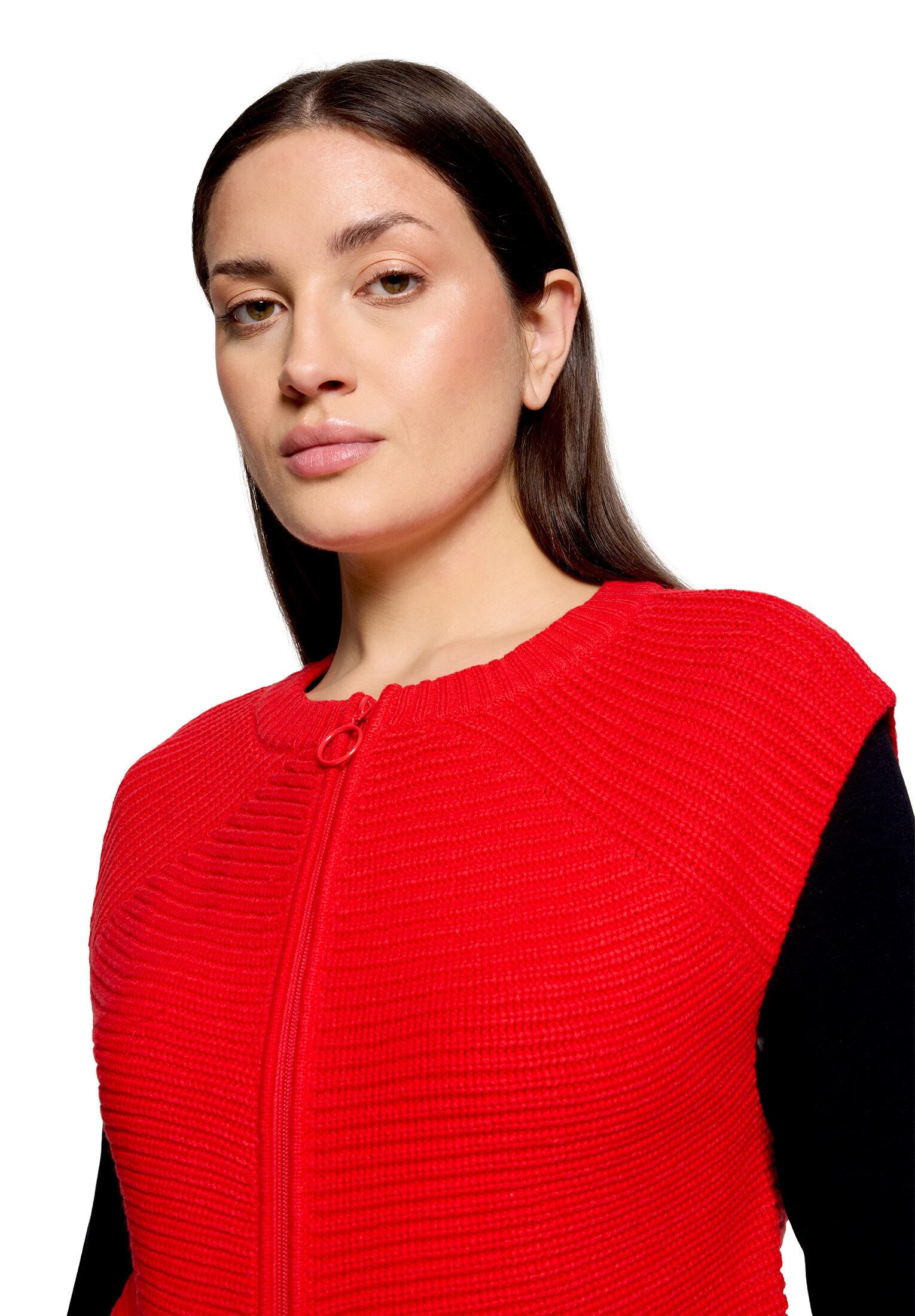 Betty Barclay Strickjacke Damen ohne Arm (1-tlg)