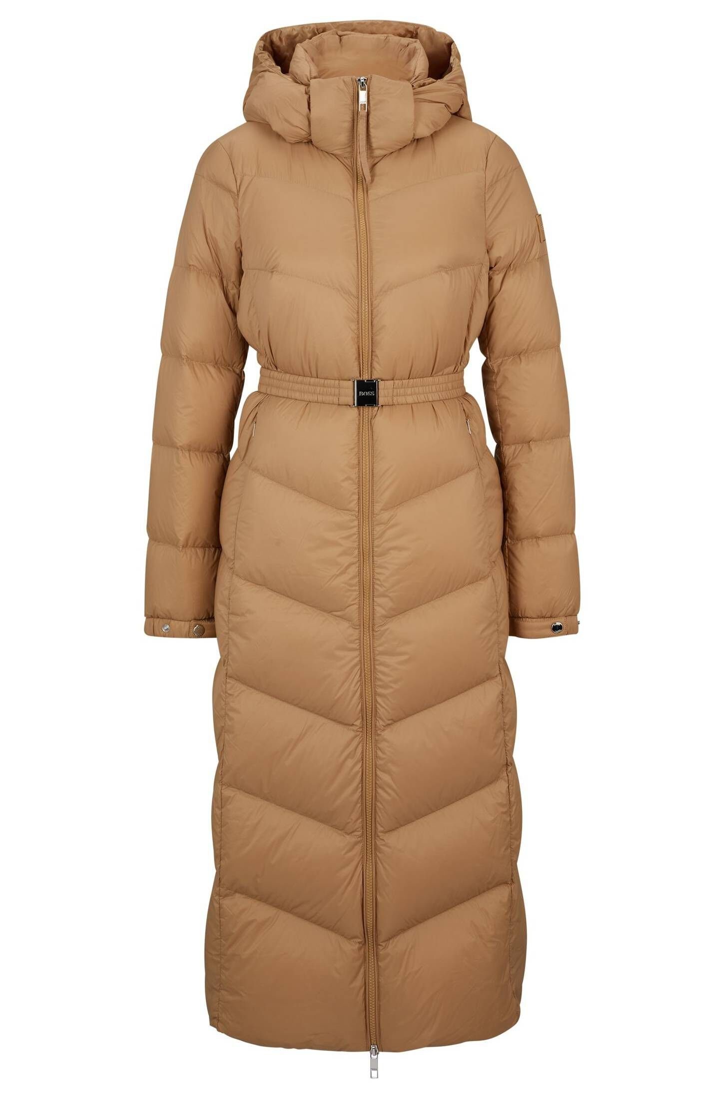 Damen BOSS Daunenmantel (27) beige Winterjacke PAMAXI2