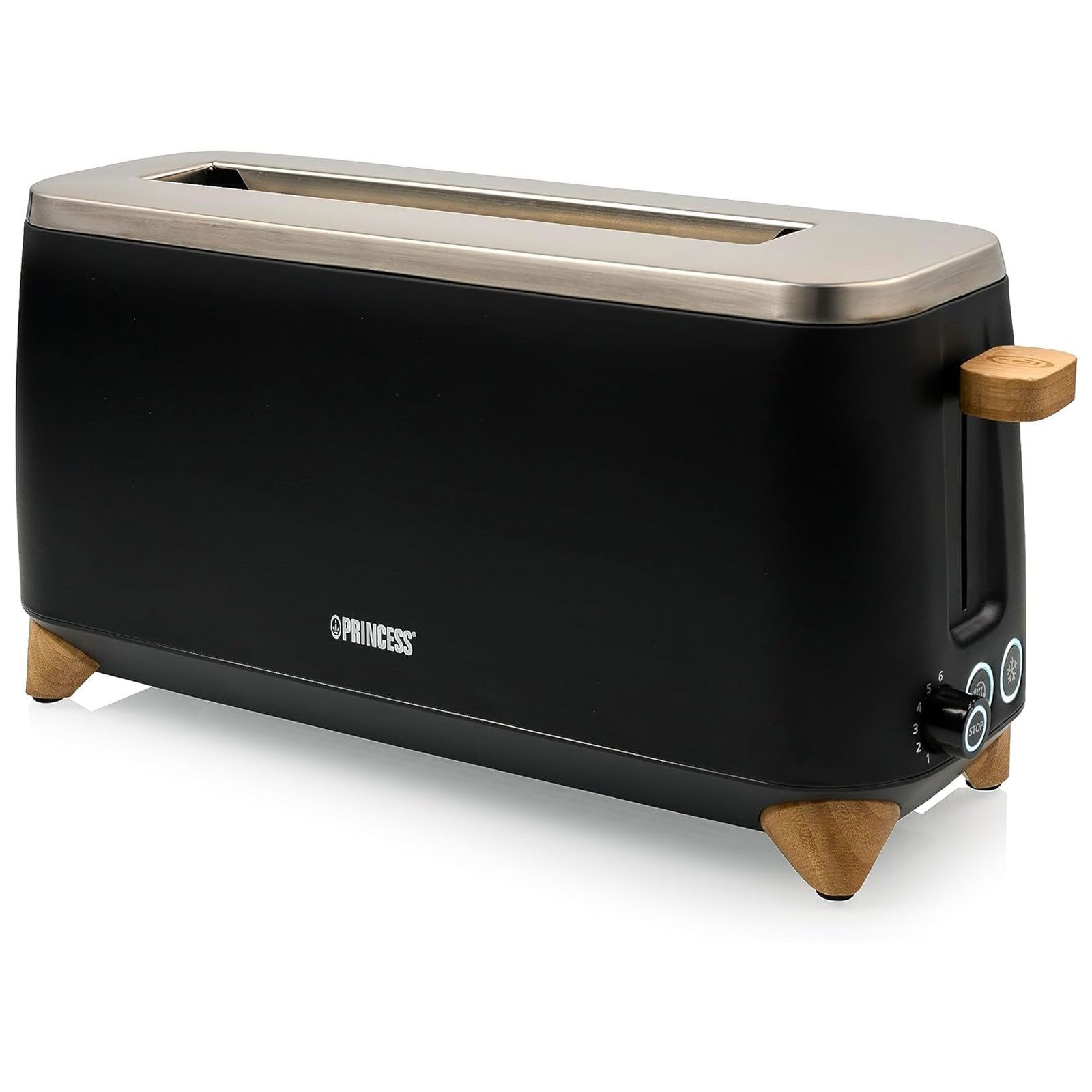 PRINCESS Тостеры 142361 Pure Тостеры, Auftau- und Aufwärmfunktion, entnehmbare Krümelschublade