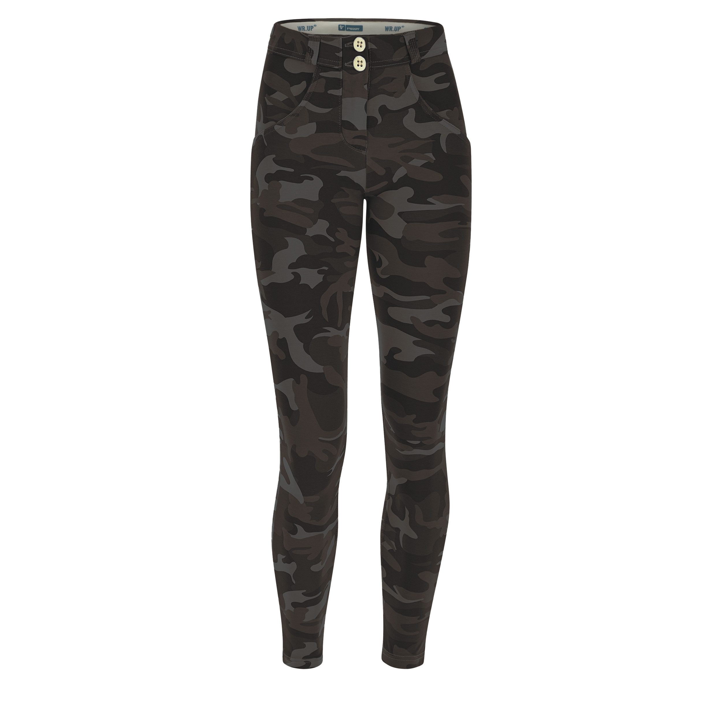 Freddy 7/8-Hose WRUP REGULAR SUPERSKINNY 7/8 mit All-Over-Camouflage-Muster günstig online kaufen