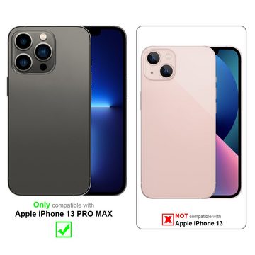 Cadorabo Handyhülle Apple iPhone 13 PRO MAX Apple iPhone 13 PRO MAX, Flexible TPU Silikon Handy Schutzhülle - Hülle - mit Glitzer