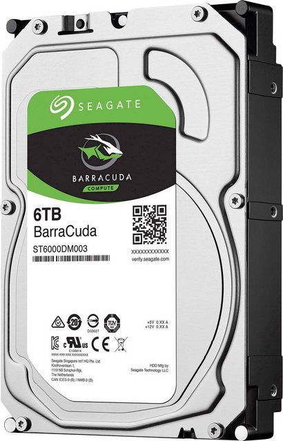 Seagate »Seagate BarraCuda® 6 TB Interne Festplatte 8.9 cm (3.5 Zoll) SATA III ST6000DM003 Bulk« HDD Festplatte  - Onlineshop OTTO