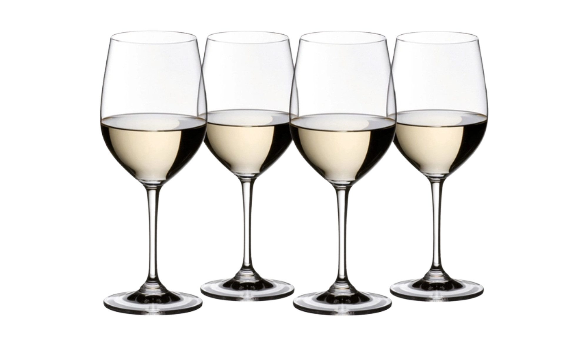 RIEDEL THE WINE GLASS COMPANY Weißweinglas Riedel Weinglas Vinum Viognier / Chardonnay Kauf 4 Zahl 3, Kristallglas