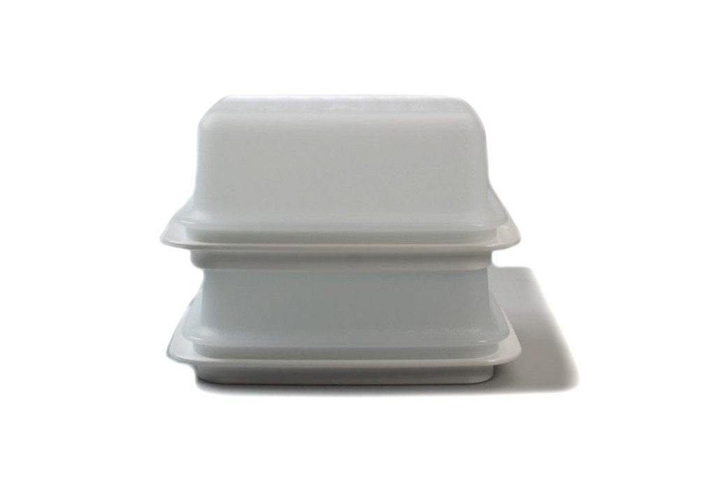 TUPPERWARE Butterdose Butterschatz weiß (2), Butterglocke