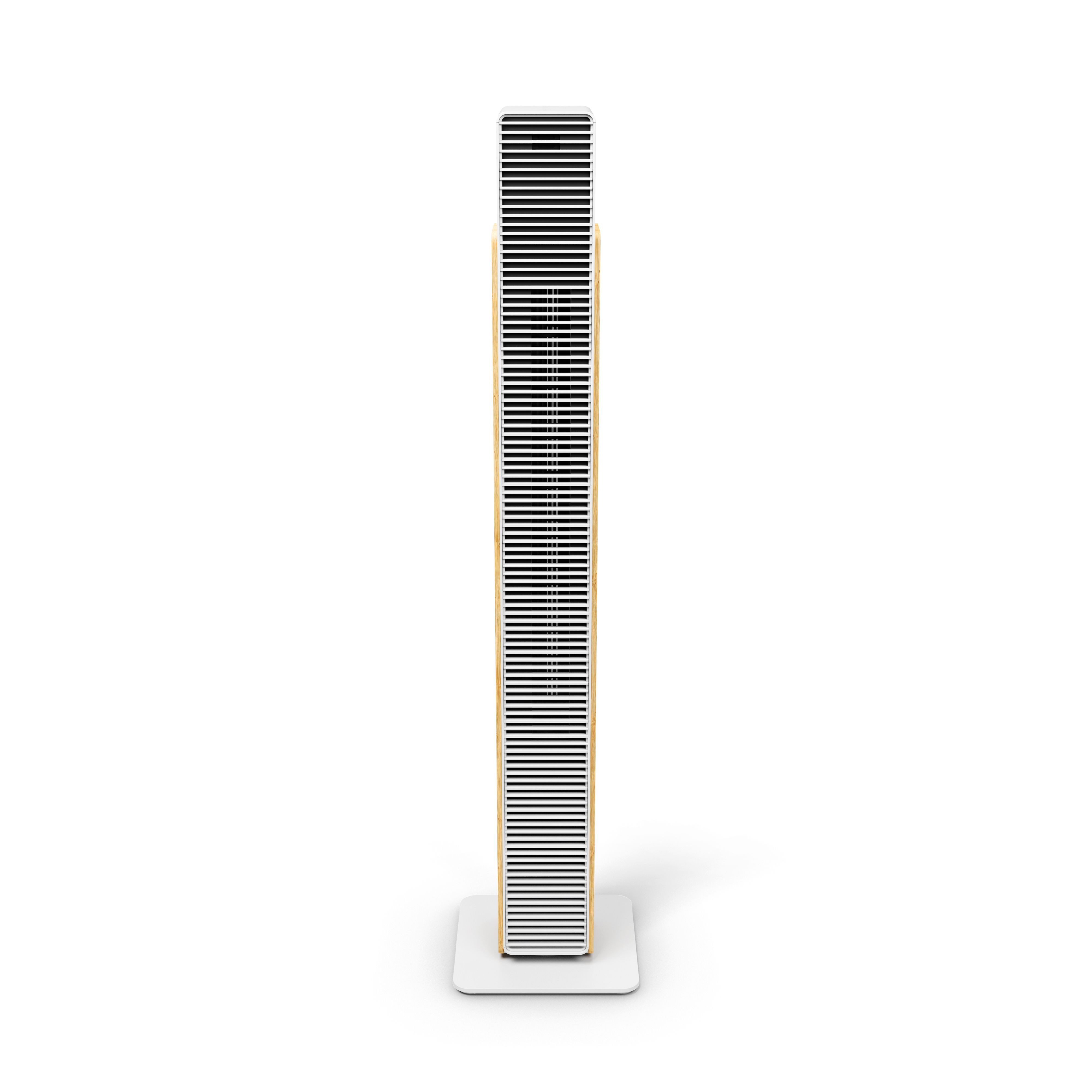 Stadler Form Standventilator Turmventilator Nick Bamboo Weiß mit Fernbedienung, Timer
