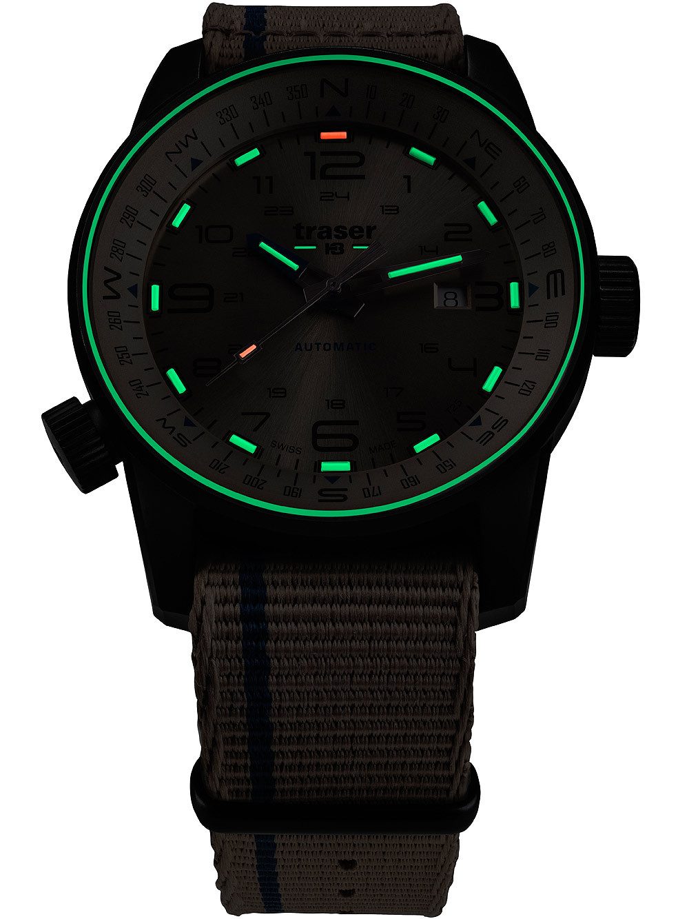 Traser Automatikuhr Traser H3 110454 P68 Pathfinder Automatik Herrenuhr 46mm 10ATM Traser H3 110454 P68 Pathfinder Automatik Herrenuhr 46mm 10ATM