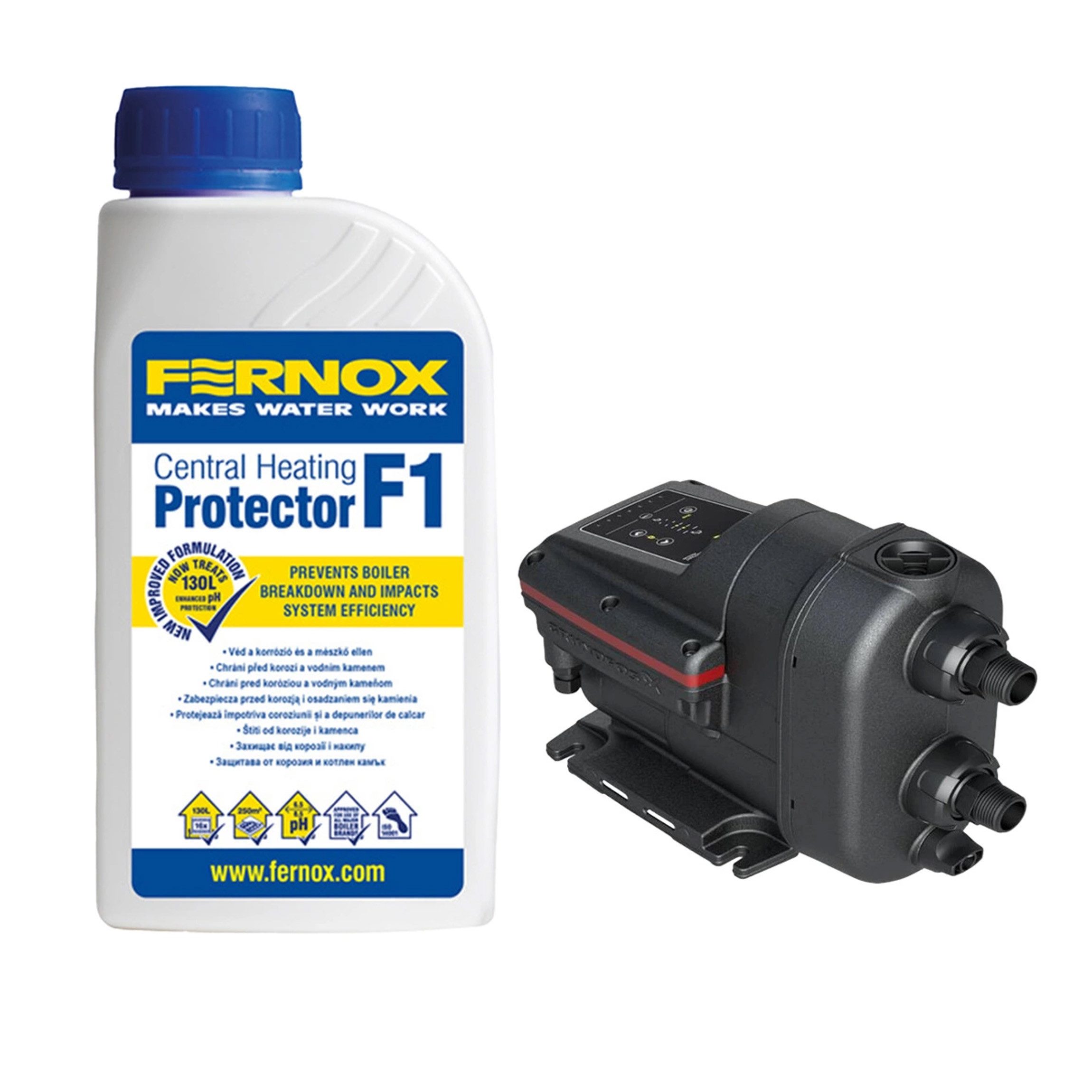 Grundfos Gartenpumpe Grundfos SCALA2 Wasserpumpe + Fernox F1 500 ml Systemschutz (1-tlg)