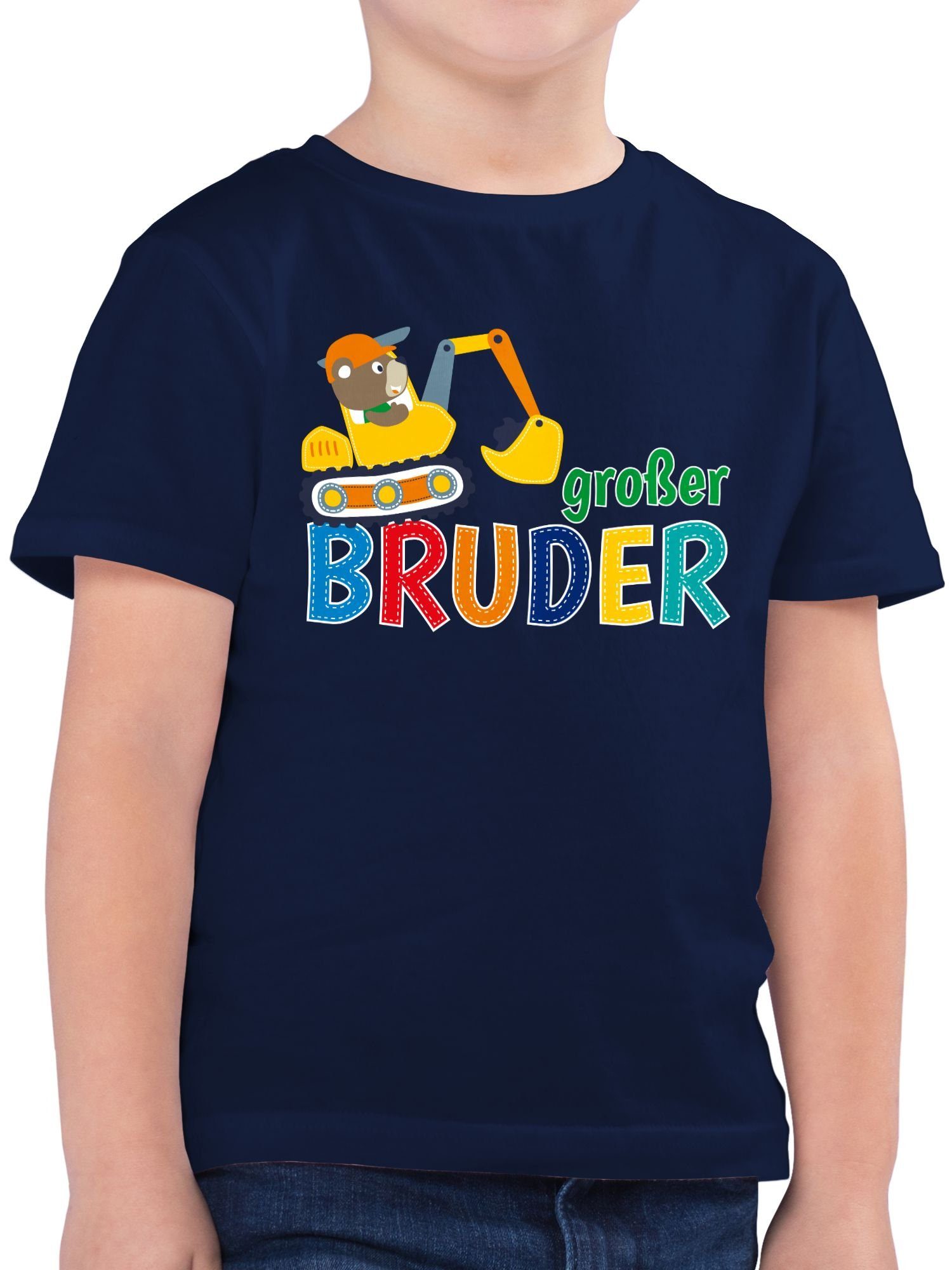 T-Shirt Großer Bruder Bagger I Großer Bruder Geschenk Grosser Bruder