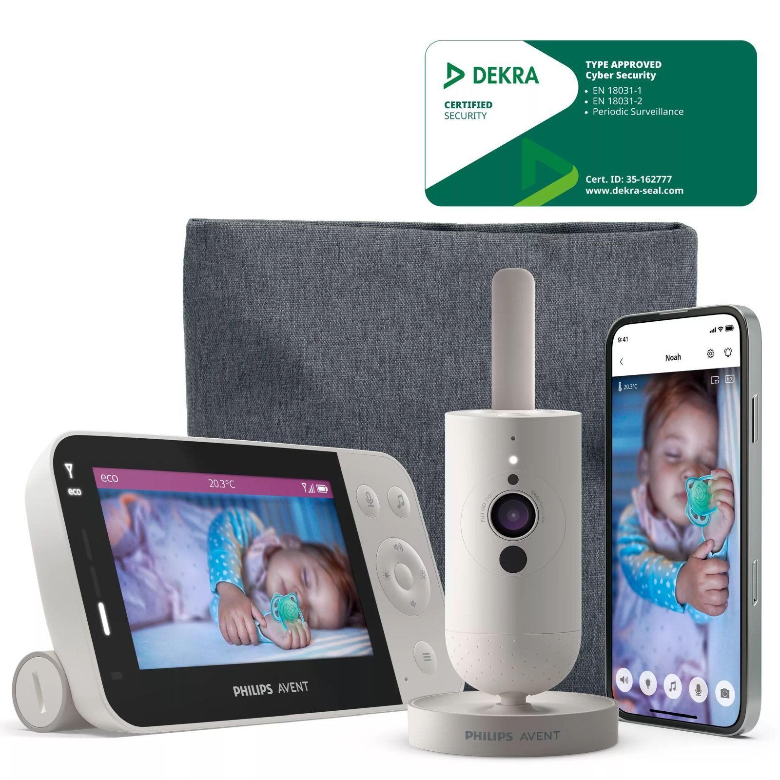 Philips AVENT Connected SCD953/26 Verbundenes Babyphone, 1920 x 1080 Pixel,... Webcam – Bild 2 von 2