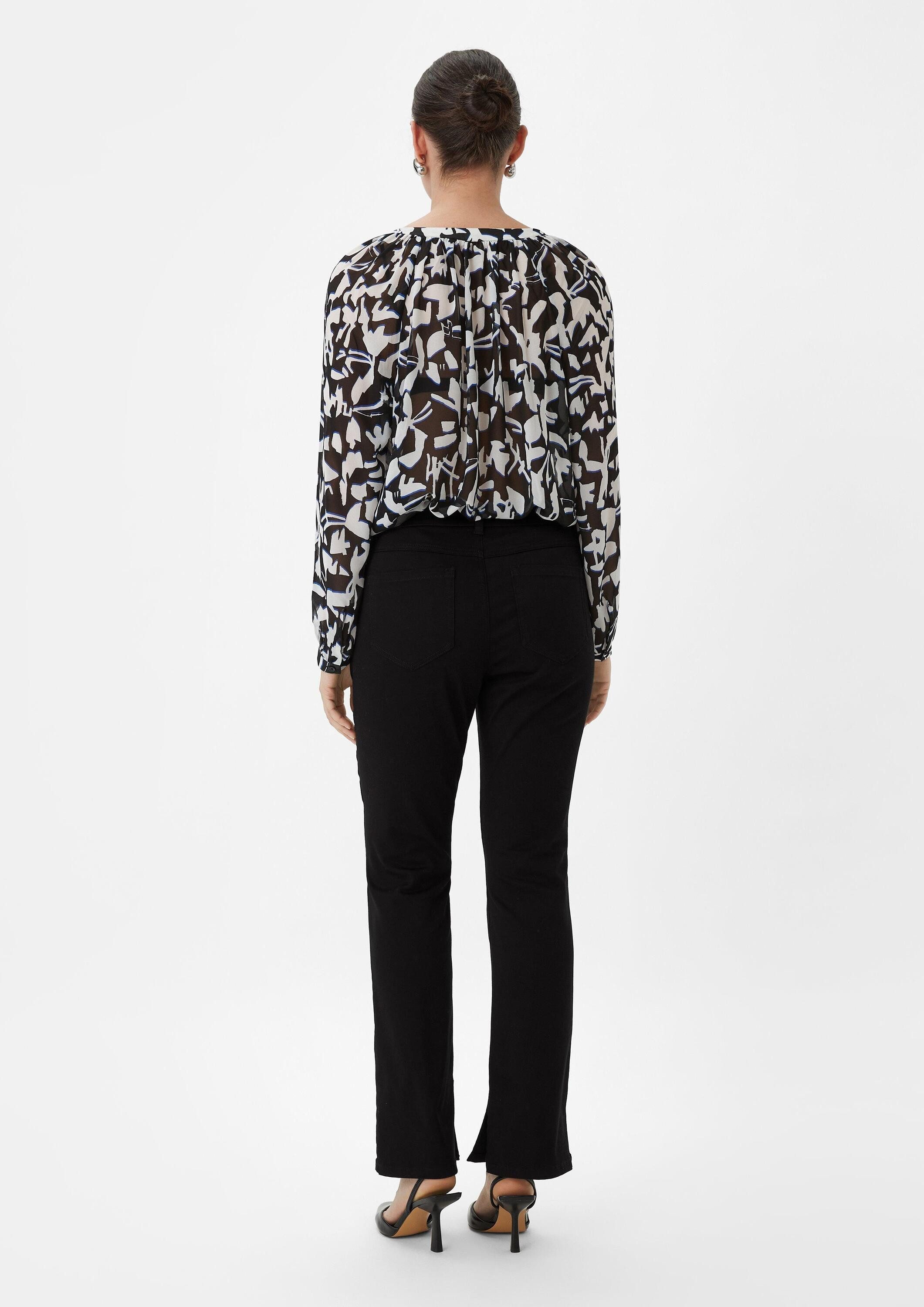 comma Bootcut-Jeans Jeans-Hose Regular: Hose mit Flared leg