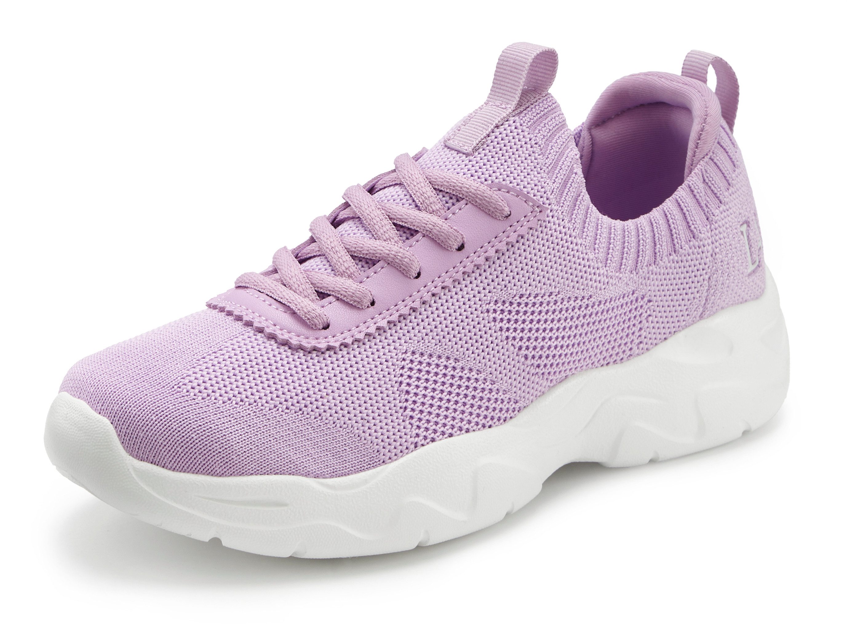 LASCANA ACTIVE Turnschuhe, Sneaker ultraleicht und bequem zum Reinschlüpfen mit Zierschnürung VEGAN