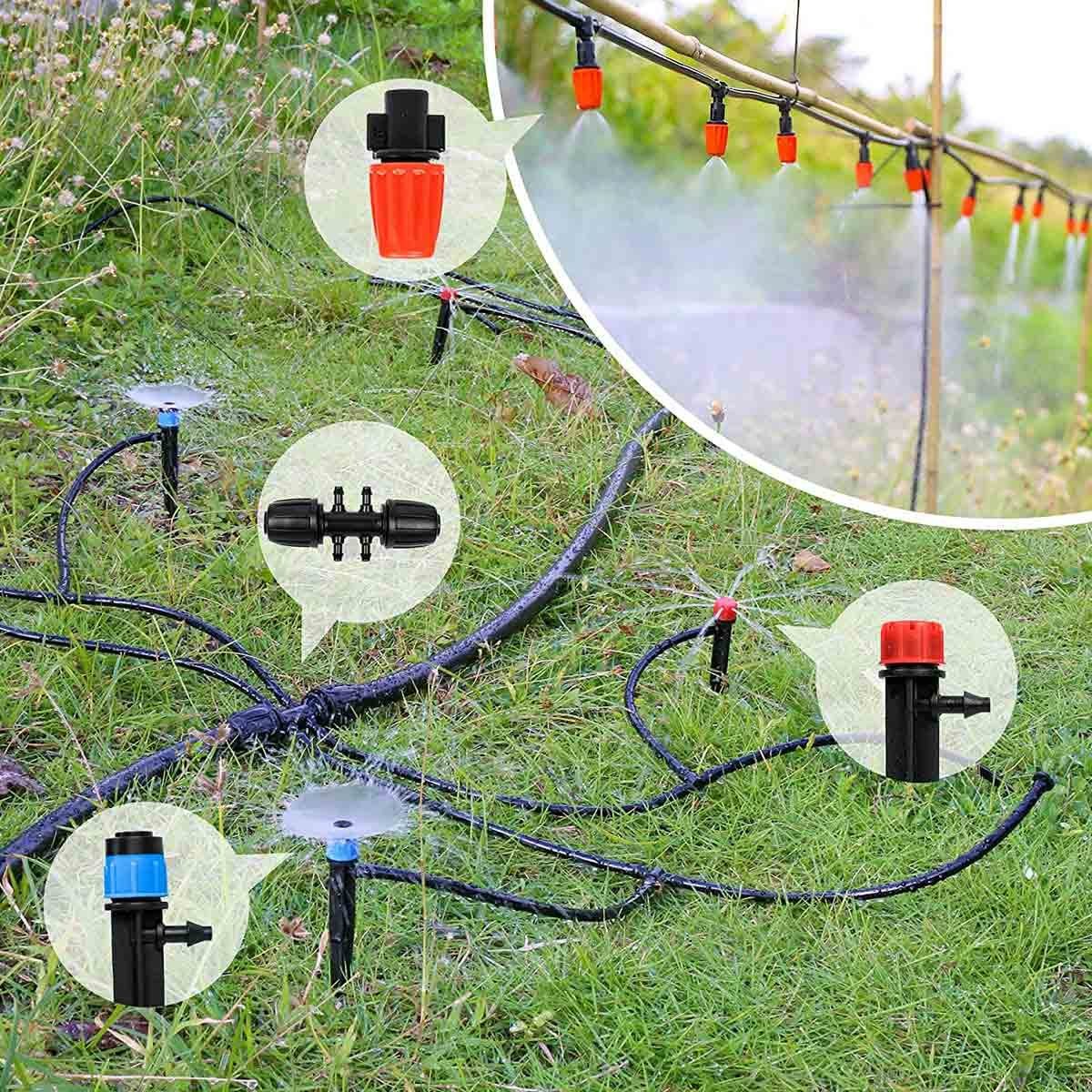 Thumbnail - Sunicol Bewässerungssystem Schlauch-Tropfbewässerungssystem,360 Grad einstellbar,8-Loch-Sprinkler, (1-tlg), für Garten G...
