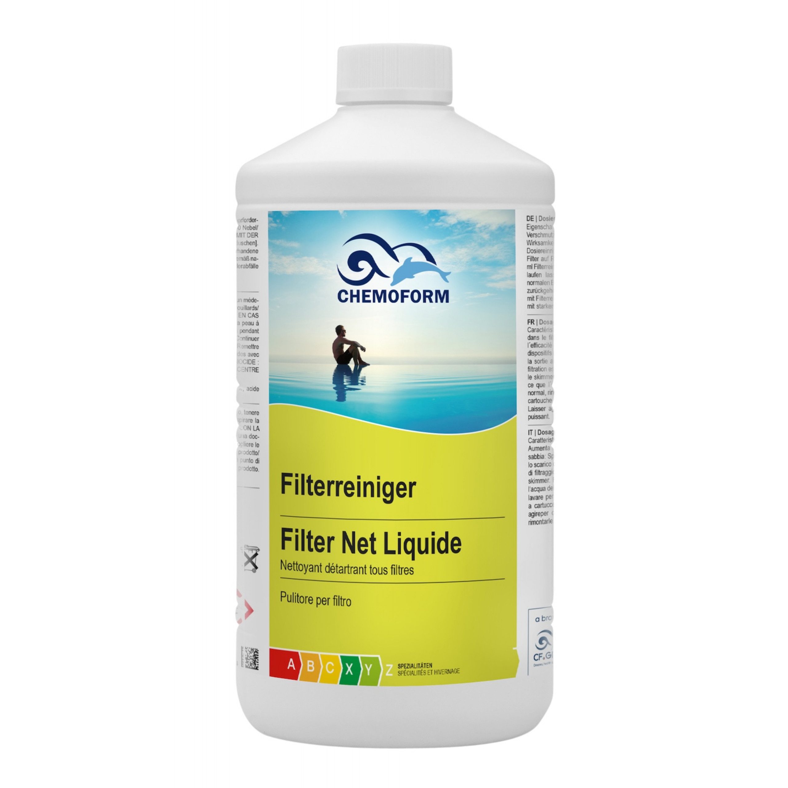 Chemoform Poolpflege Chemoform Filterreiniger 1 l Reiniger für Pool-Filteranlagen Filter