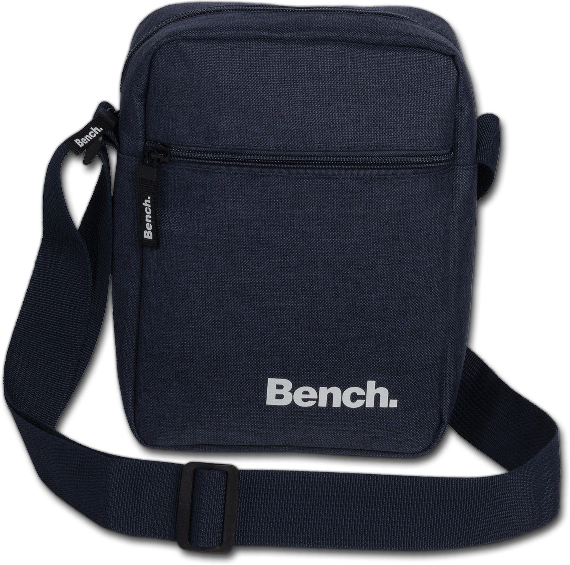 Bench. Umhängetasche Bench Unisex Umhängetasche Polyester (Umhängetasche, Umhängetasche), Unisex Tasche Polyester dunkelblau, klein 17x23x8cm, uni