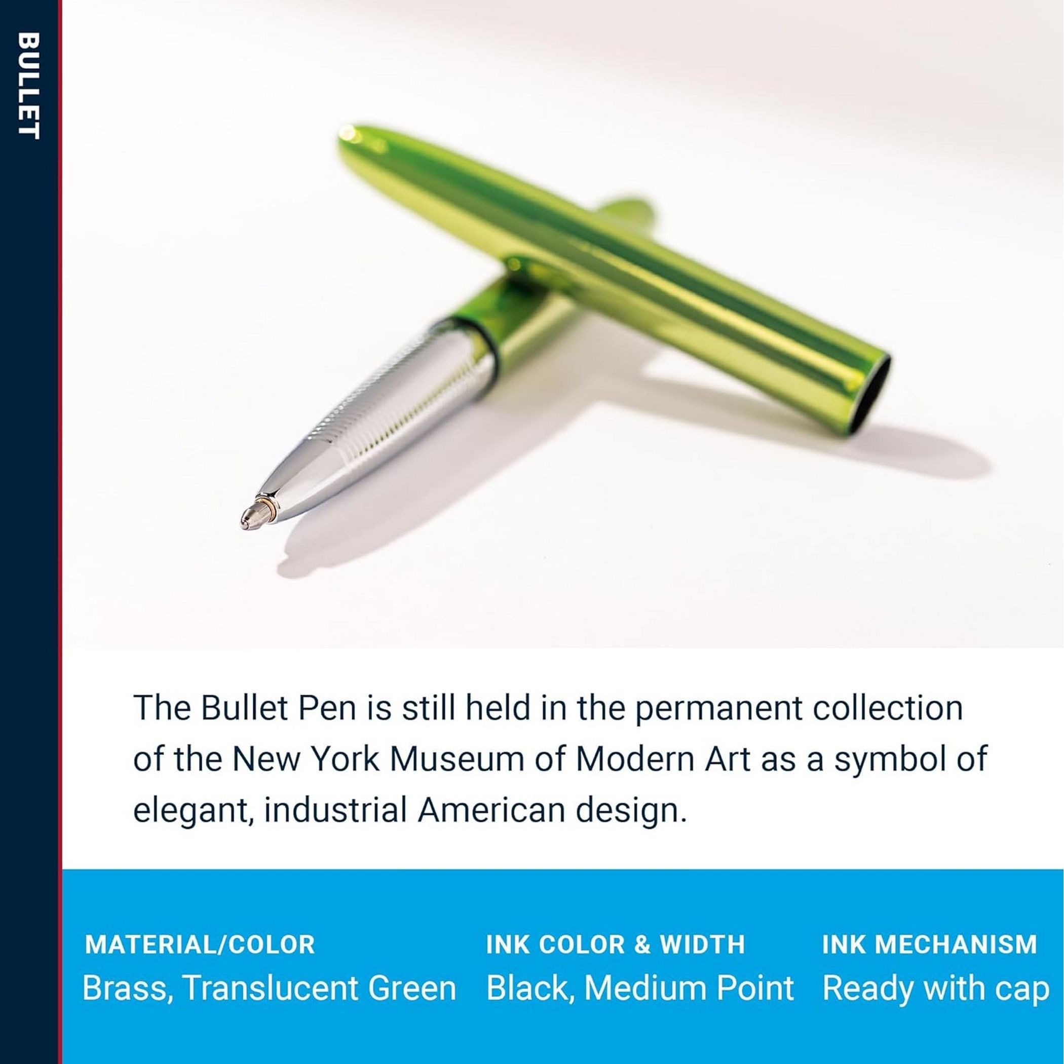 Fisher Space Pen Kugelschreiber Fisher Space Pen Kugelschreiber Bullet Lack Pastel Limetten Grün Stärk
