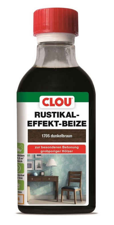 CLOU Holzbeize Clou Rustik Beize 250 ml dunkelbraun