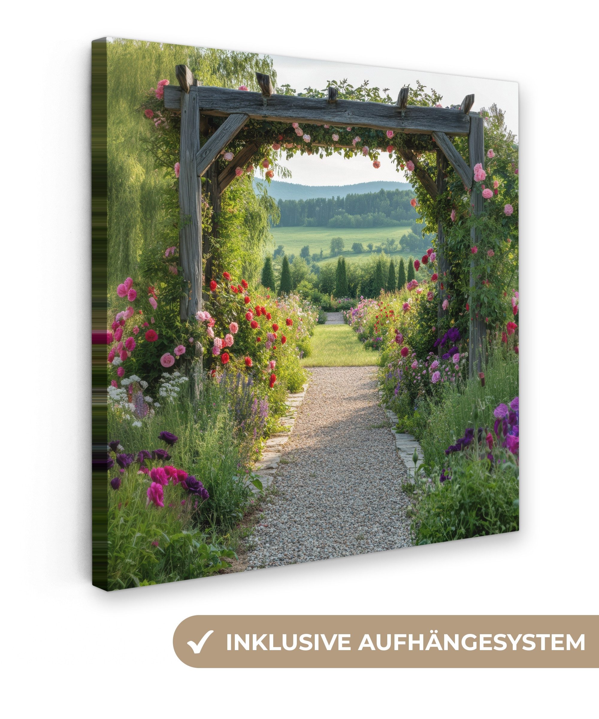 OneMillionCanvasses® Leinwandbild Ausblick - Landschaft - günstig online kaufen