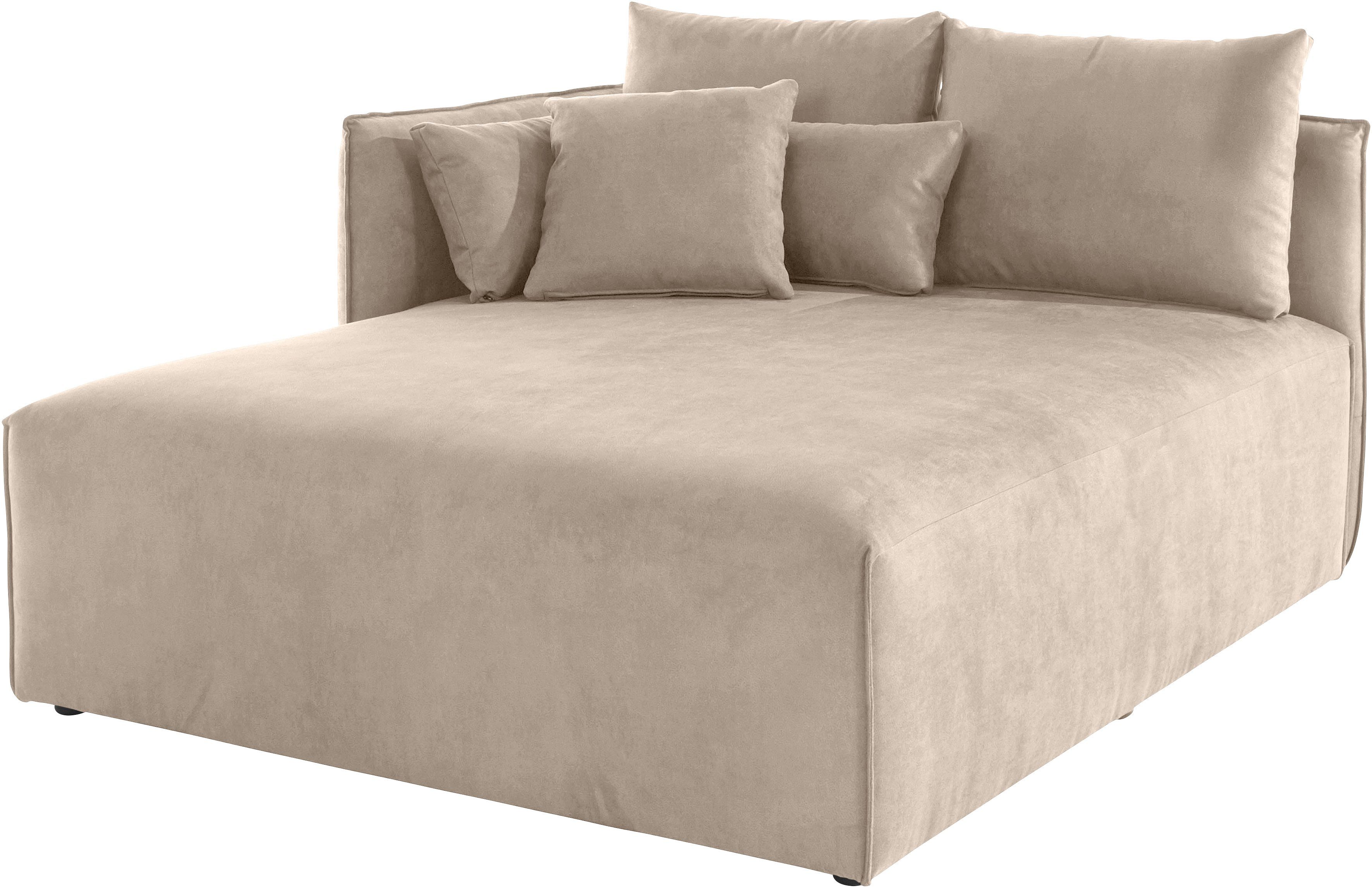 OTTO home Ottomane Nöre, Lounge-Modul - zum eigenen Zusammenstellen, Breite 138cm, Tiefe 168cm