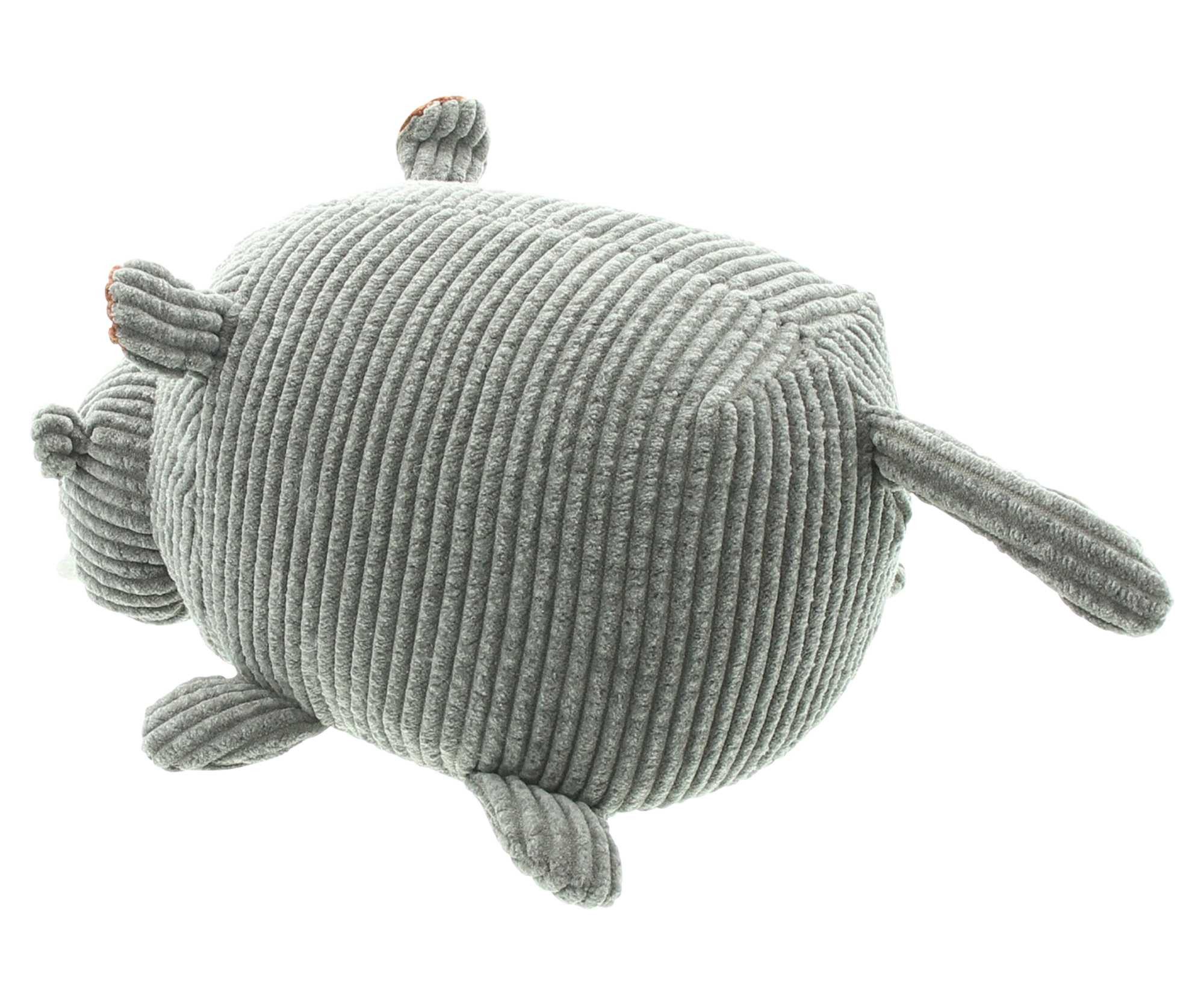 Dekoleidenschaft Bodentürstopper "Hippo" Türstopper aus Stoff schwer Türhalter Nilpferd Boden Türpuffer, Türfeststeller Tier, Fensterstopper
