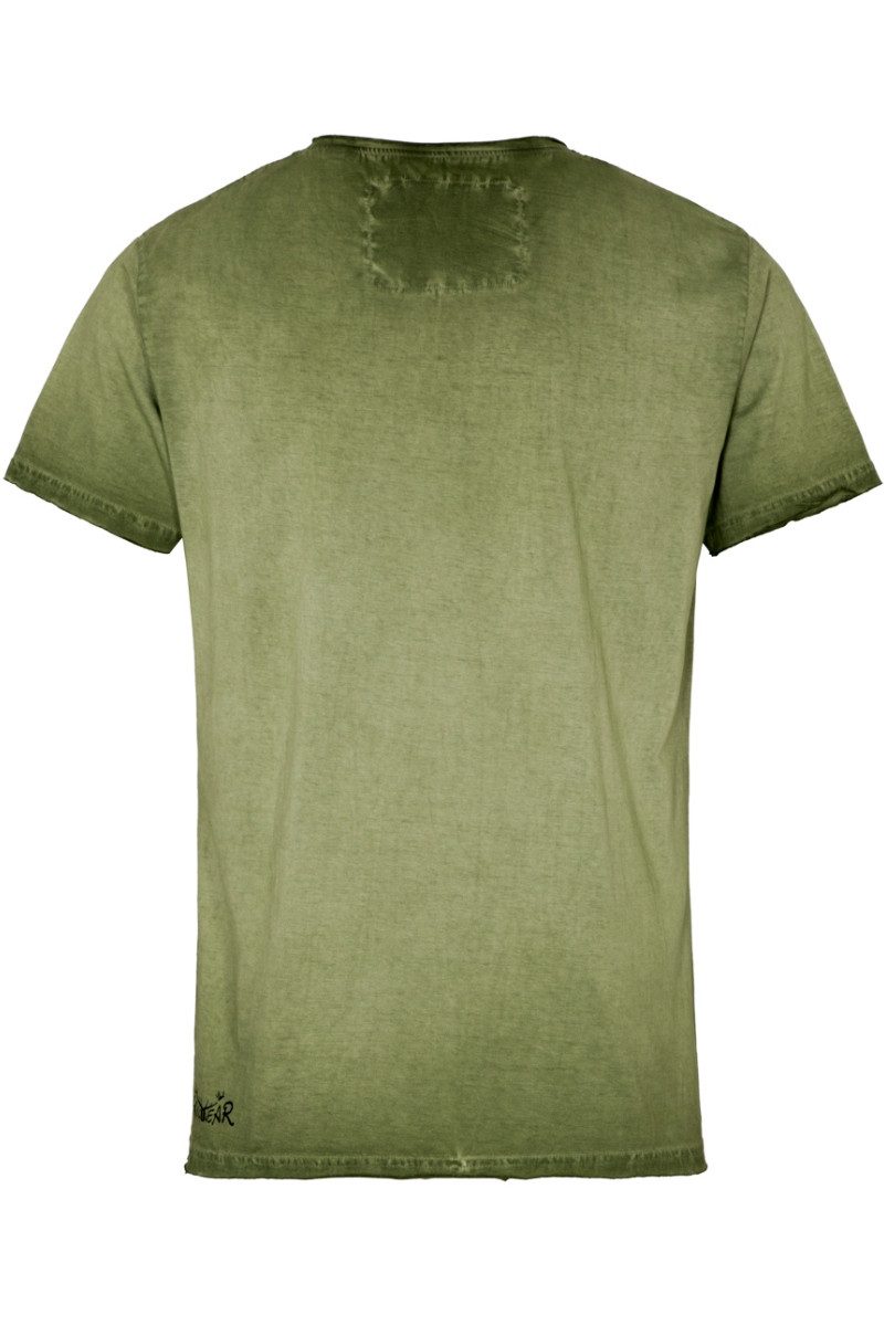 Hangowear Trachtenshirt Trachtenshirt Herren - QANI MEN - oliv