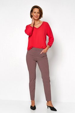 Relaxed by TONI Stretch-Hose Alice mit grafischem Muster