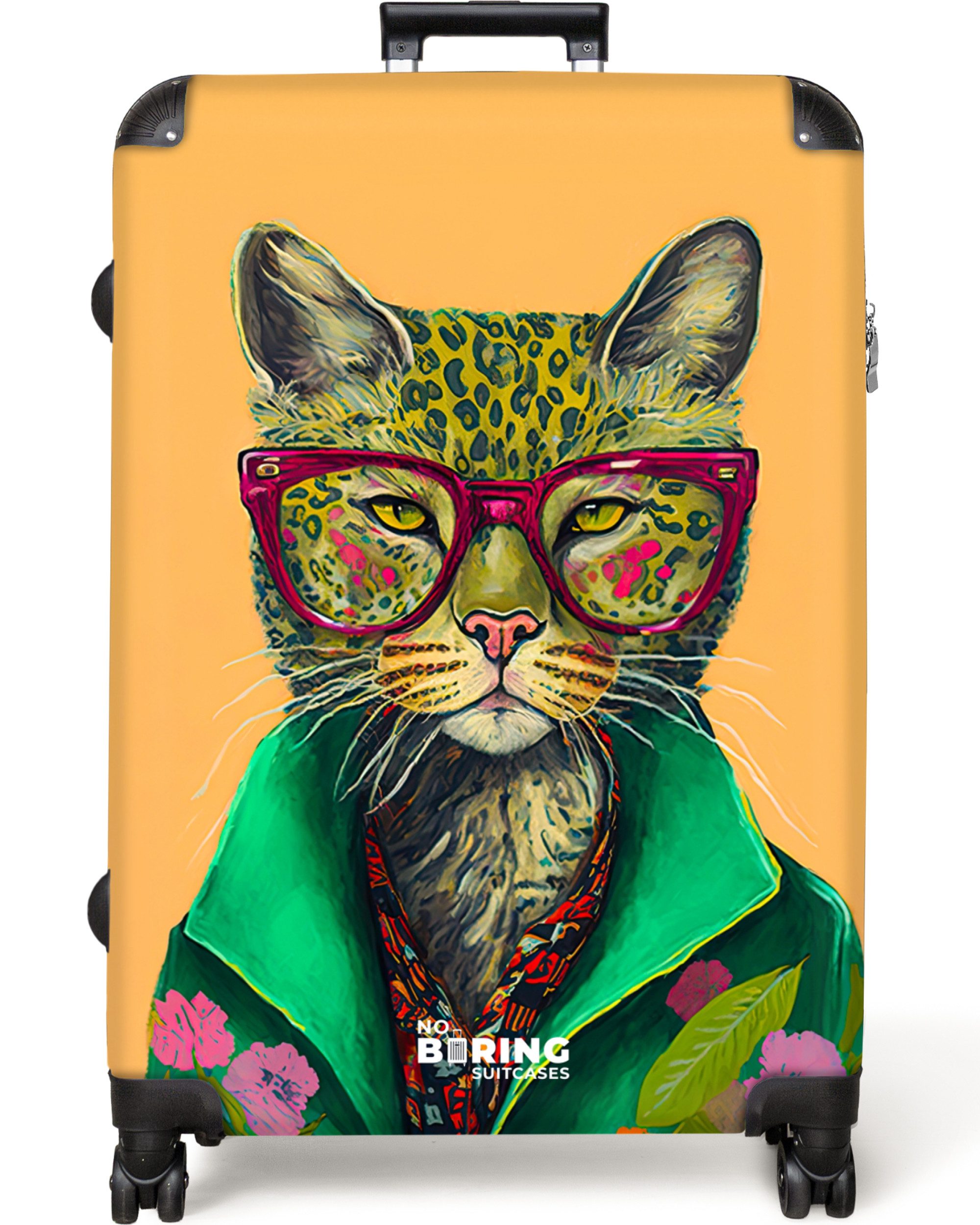 NoBoringSuitcases.com© Hartschalen-Trolley Tiere - Katze - günstig online kaufen