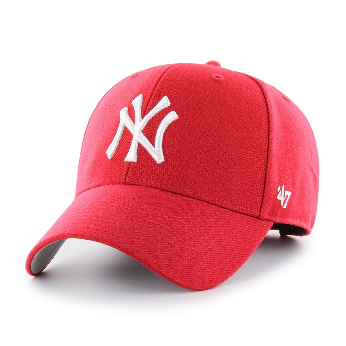 '47 Brand Baseball Cap '47 Brand MLB New York Yankees '47 MVP Curved Cap Red (Basecap)