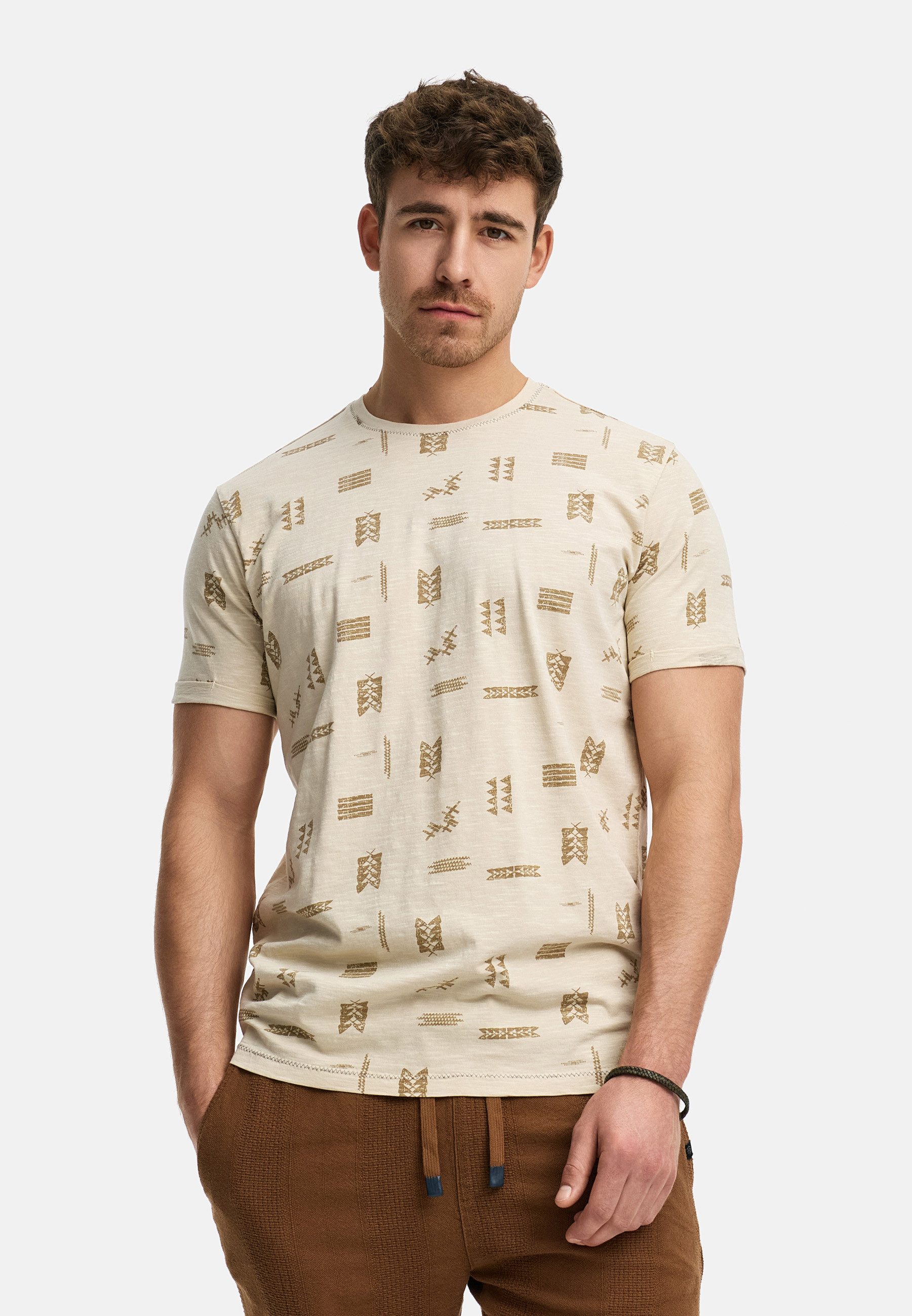 Indicode T-Shirt Herren INAsbjorn Shirt Tee Herrenshirt T-Shirt mit hochwer günstig online kaufen