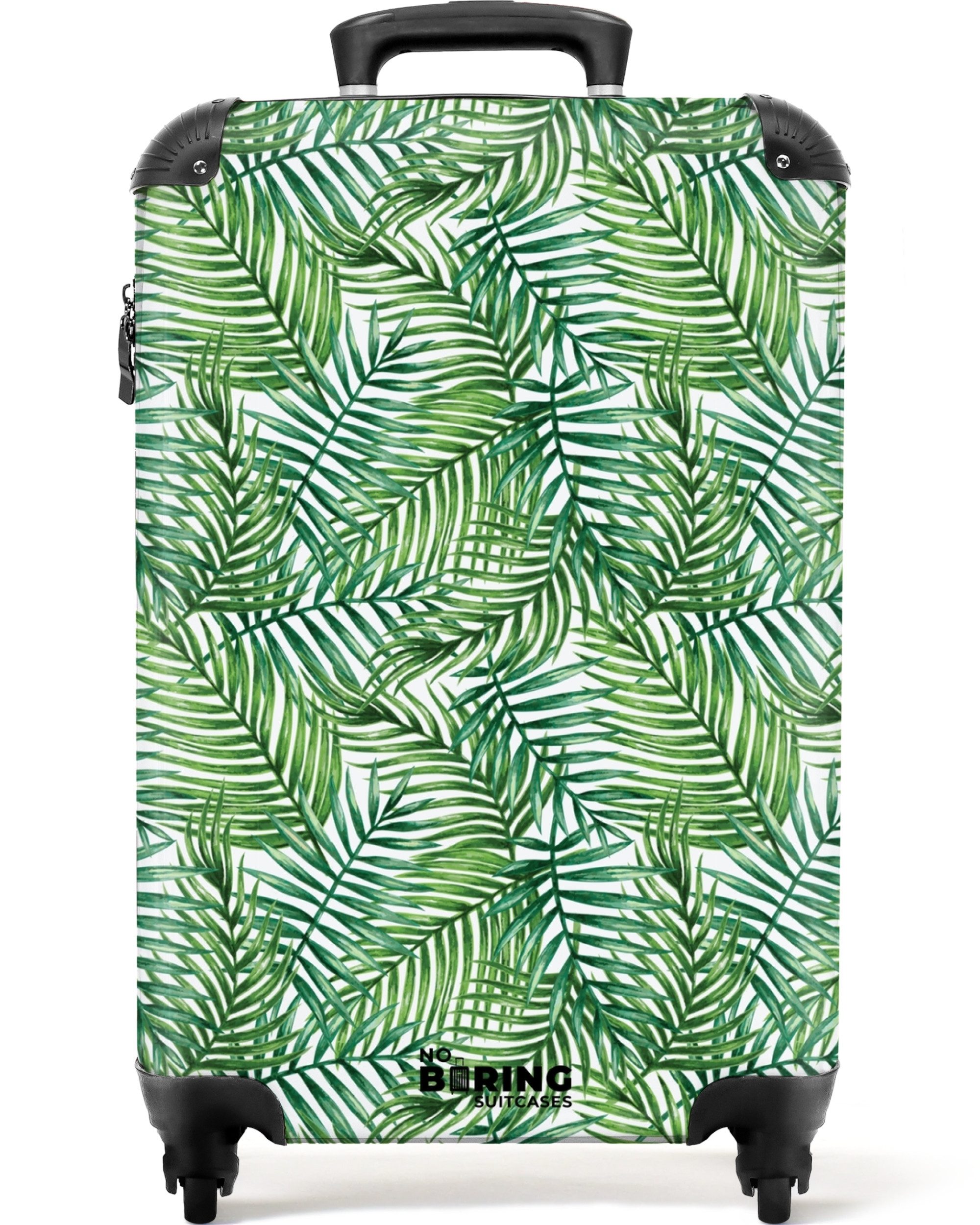 Hartschalen-Trolley Palmblattmuster bunt 55x35x20cm