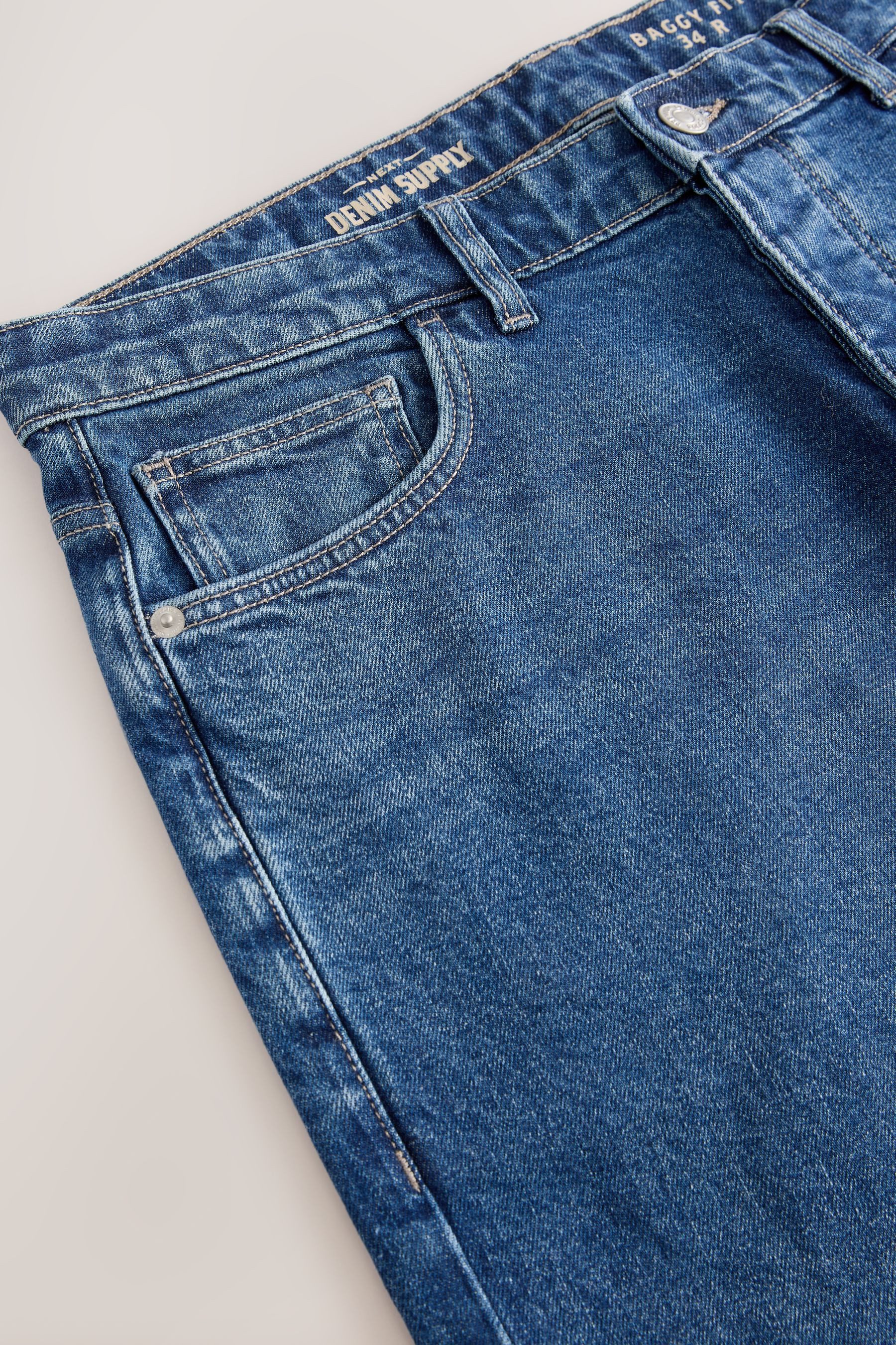 Next Weite Jeans Authentic Stretch-Jeans im Baggy Fit (1-tlg)