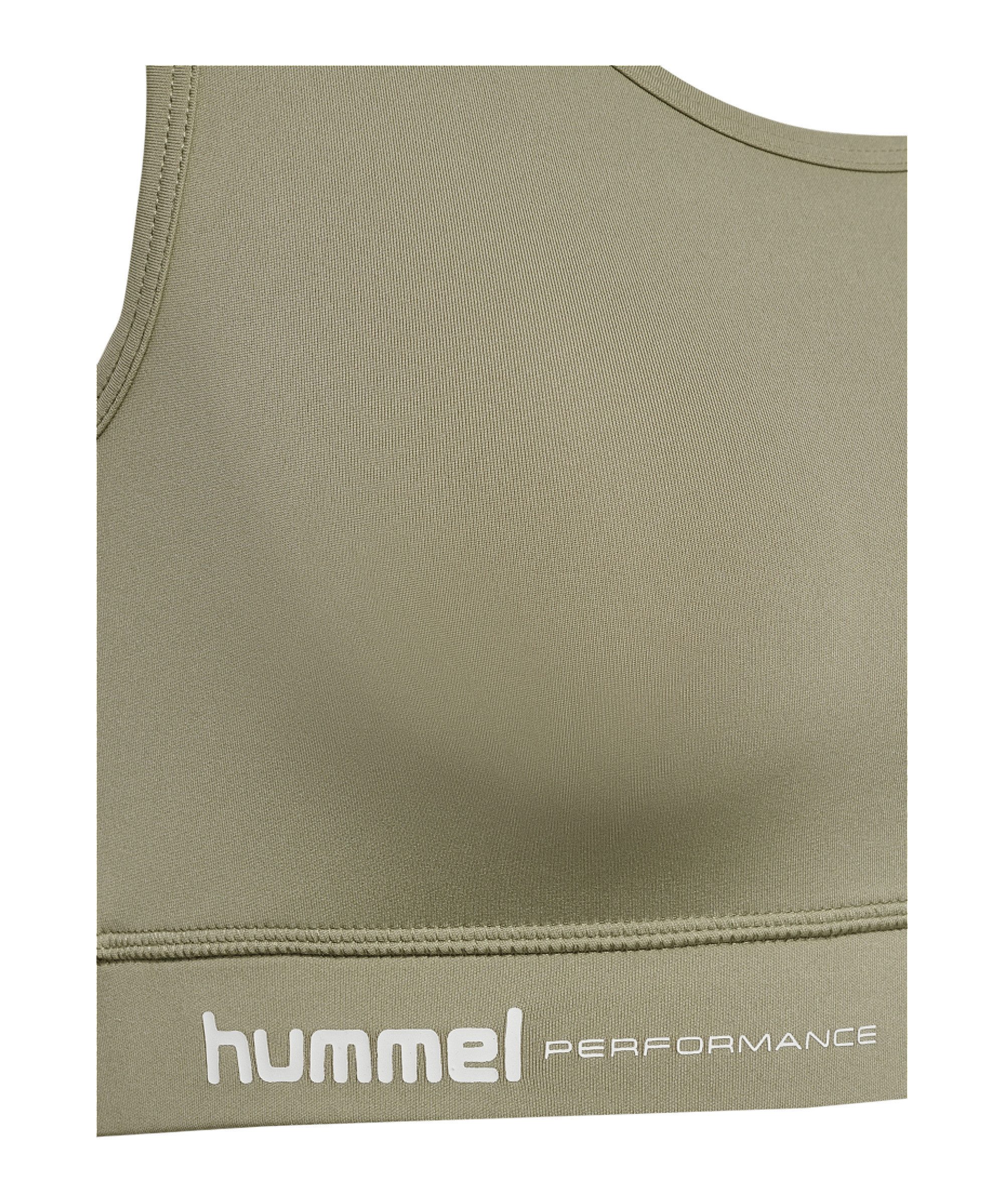 hummel T-Shirt Hummel Pulse Light Support Sport-BH Damen Polyester
