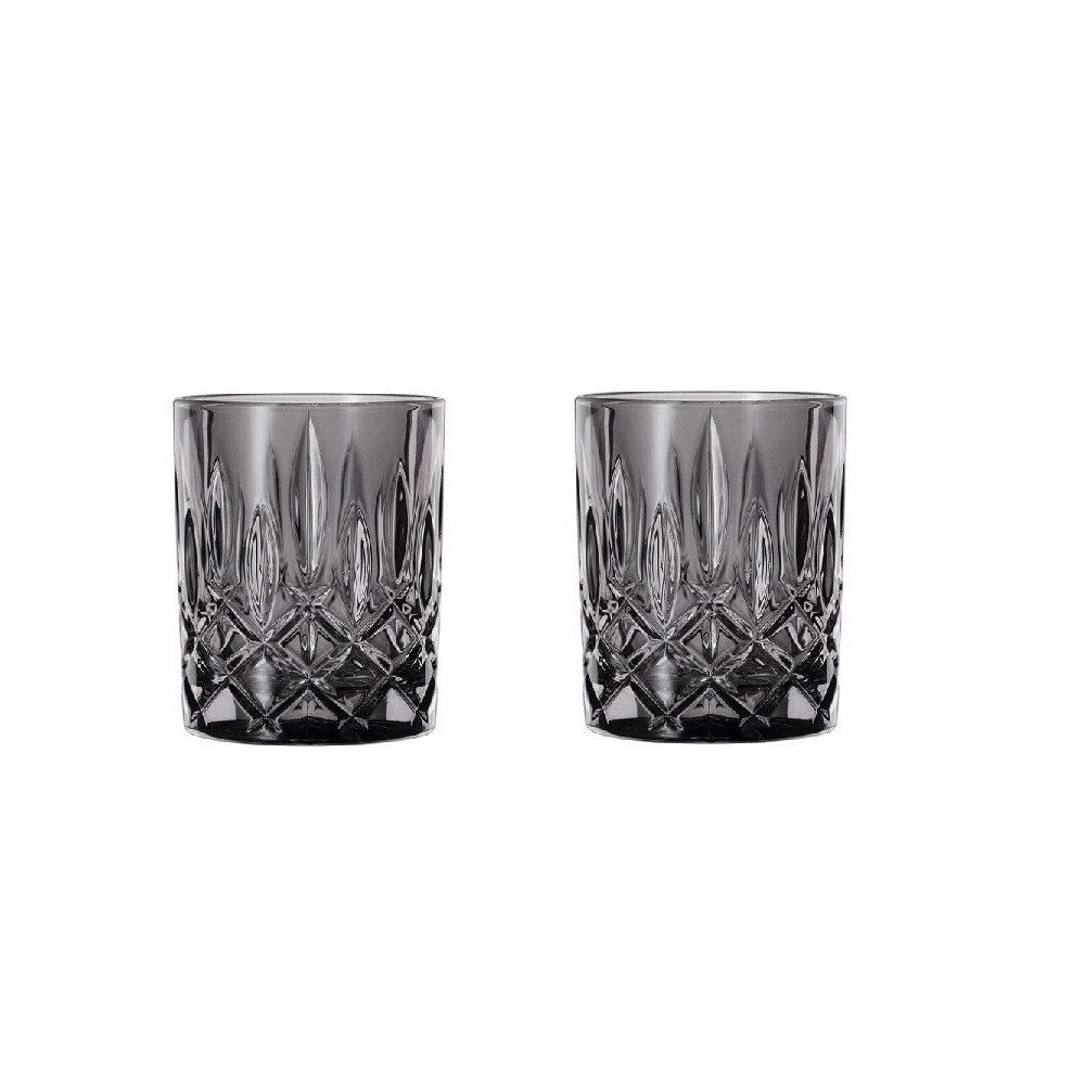 Nachtmann Schnapsglas Nachtmann Noblesse Colors Whiskybecher Smoke 2er Set, Glas
