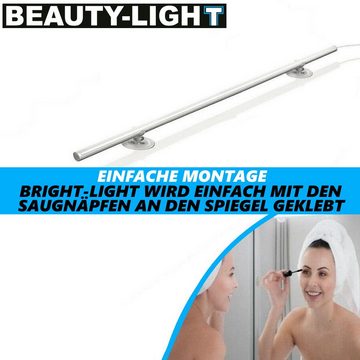 MAVURA LED Lichtleiste BEAUTY-LIGHT LED Schmink-Licht Make-Up Spiegel-Leuchte, LED fest integriert, Tageslichtweiß, Kosmetiklampe Schminklicht Spiegelleuchte