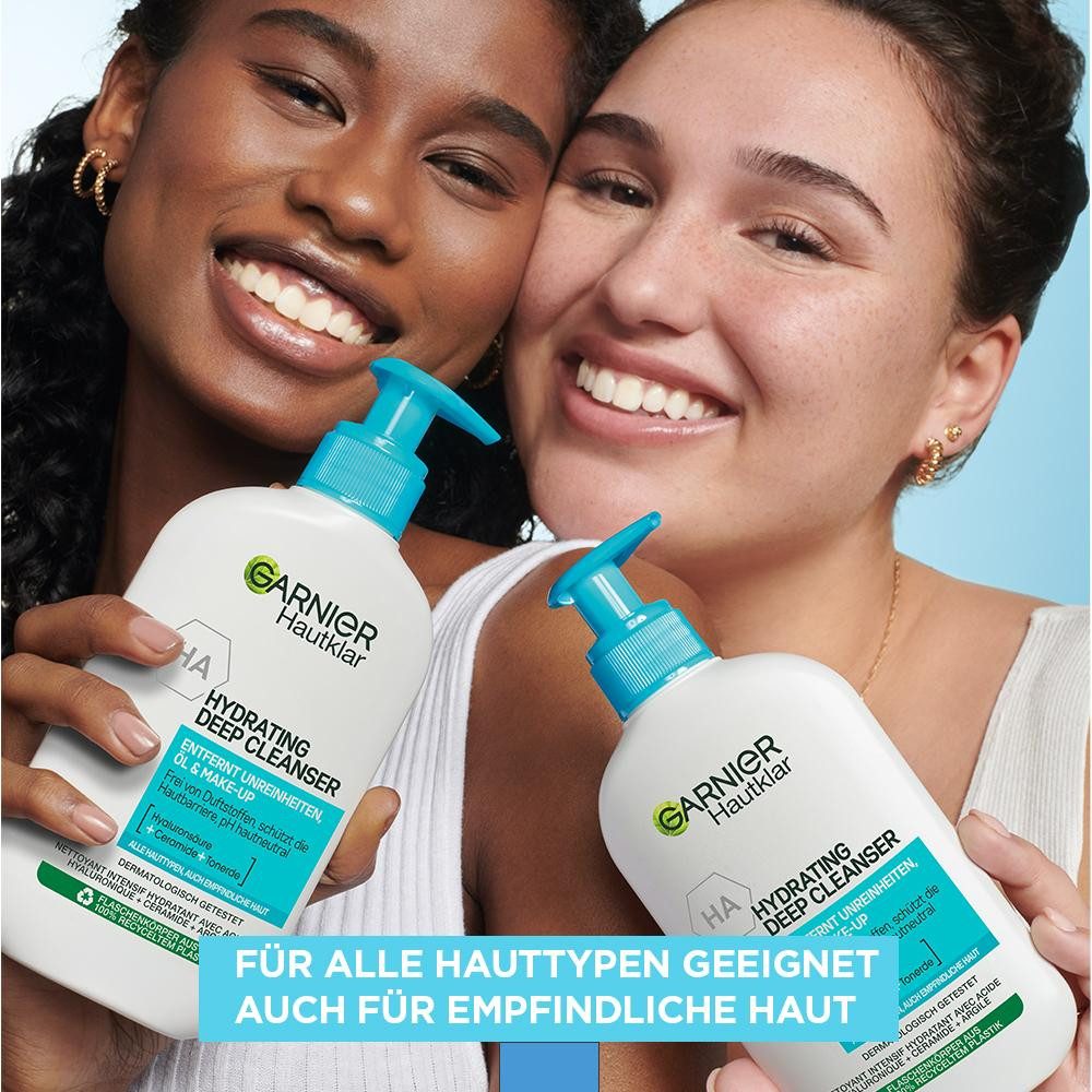 GARNIER Gesichts-Reinigungsschaum GARNIER HAUTKLAR SALICYLIC PURIFYING GENTLE CLEANSER, mit Hyaluron