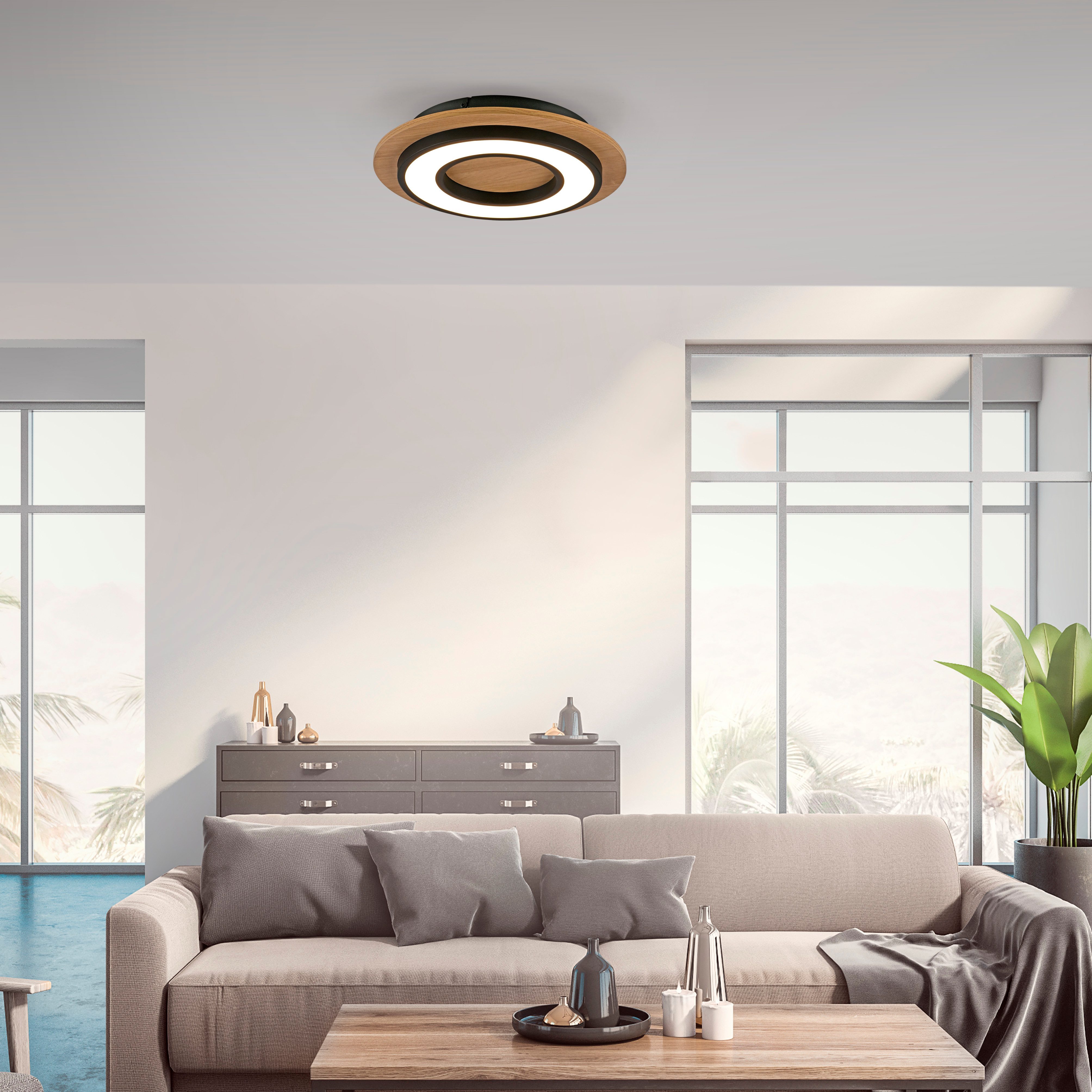 JUST LIGHT Deckenleuchte TOLA, Ein-/Ausschalter, LED günstig online kaufen