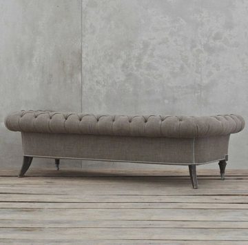 JVmoebel Ecksofa, Chesterfield 4 Sitzer Design Sofa Couch 240 cm