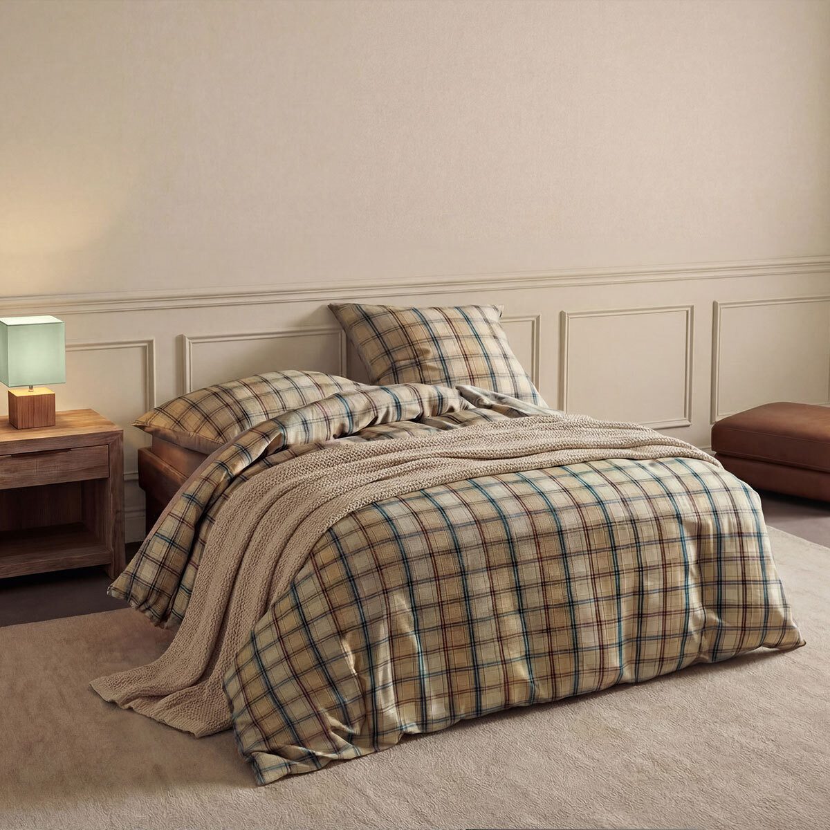 fleuresse Bettwäsche Lancaster, Flanell, 2 teilig